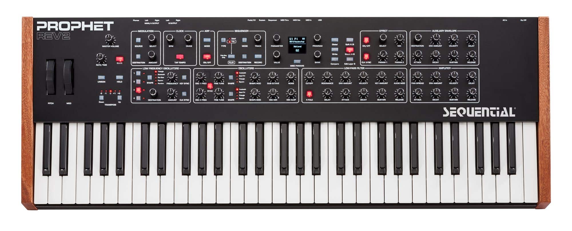 Sequential Prophet Rev 2 16 Voice Analog Synthesizer