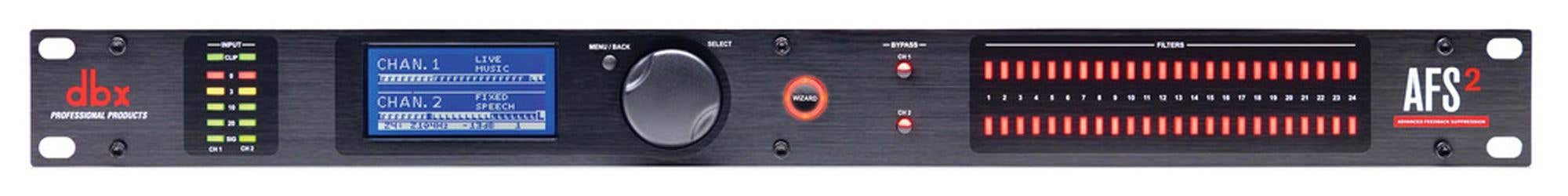 DBX AFS2 Dual Channel Advanced Feedback Suppression Processor