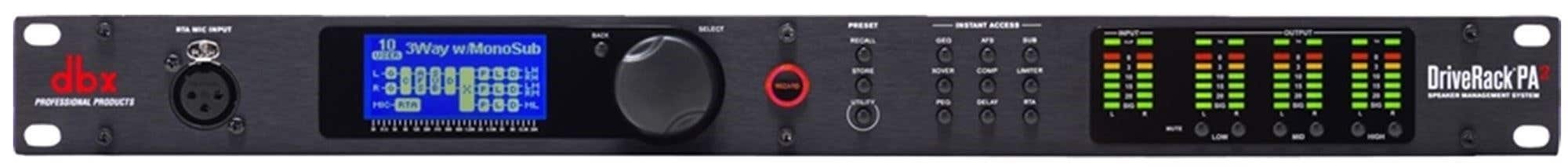 dbx DriveRack PA2 Complete Loudspeaker Management System