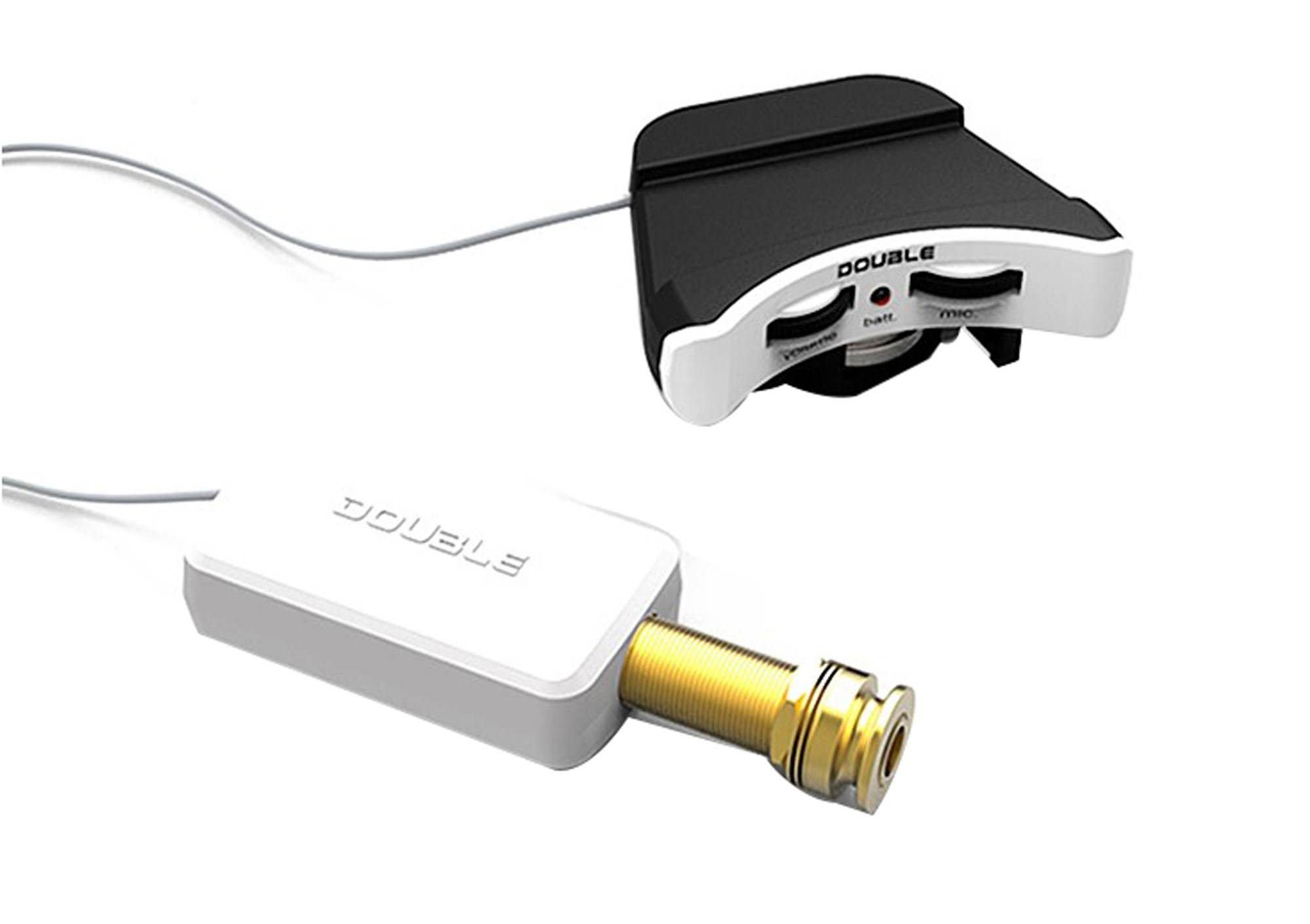 Double A2U Ukulele Microphone and Piezo Pickup System