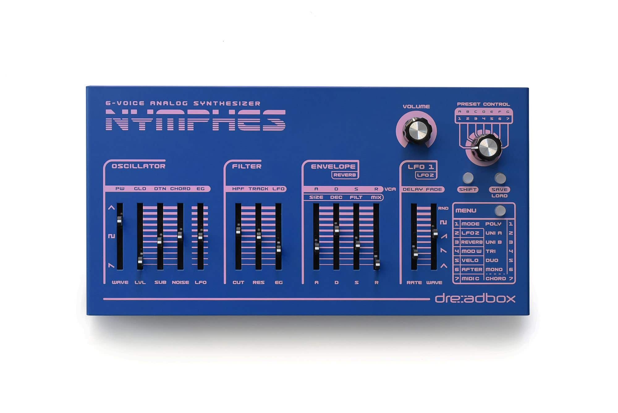 Dreadbox Nymphes 6 Voice Analog Synthesizer
