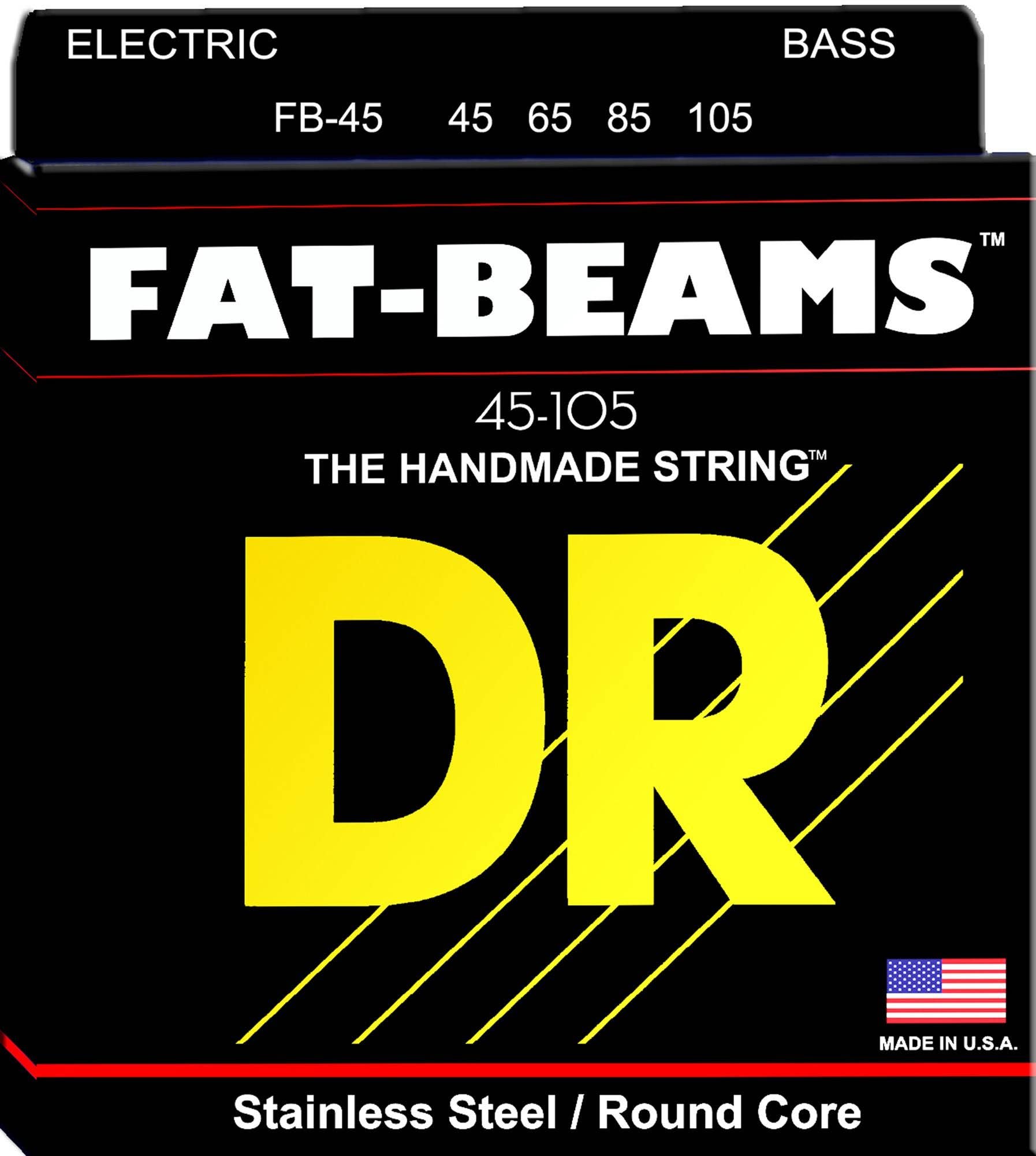 DR Strings FB45 Fat Beams Electric Bass Guitar Strings