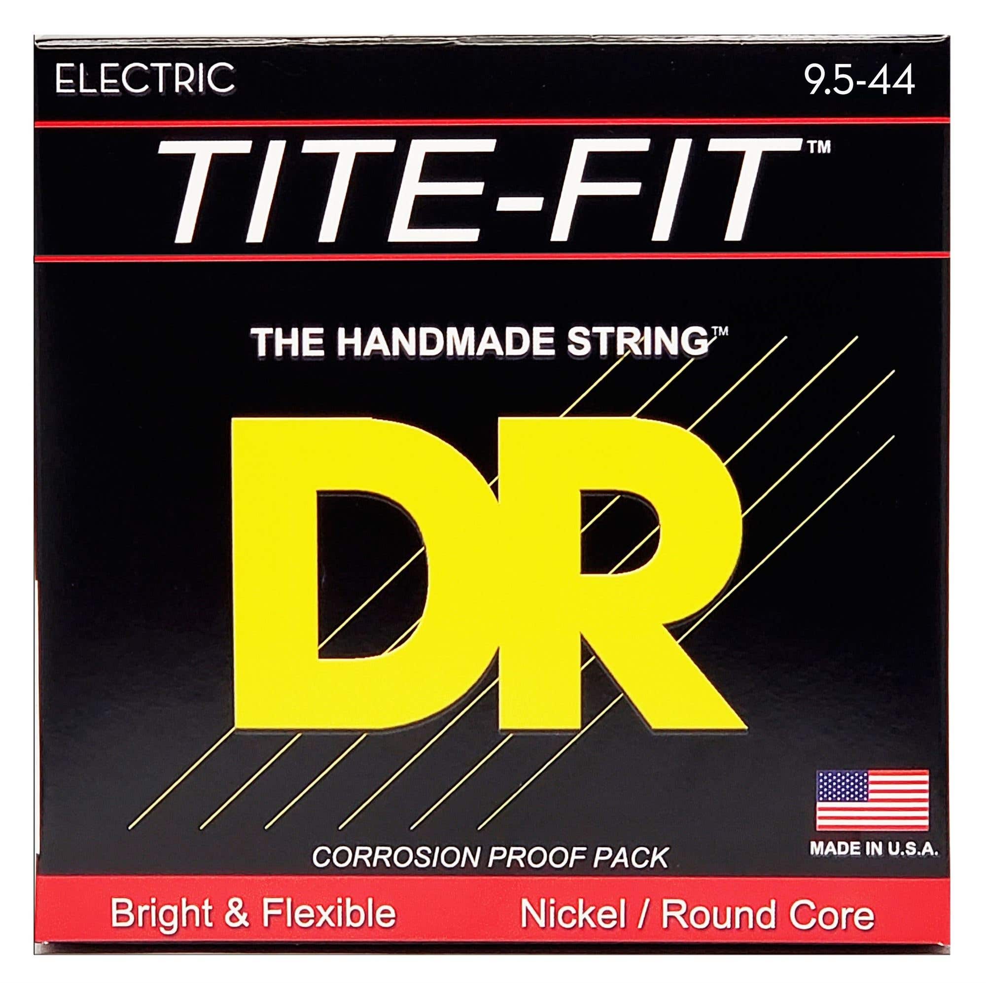 DR Strings HT-9.5  TITE-FIT Electric Guitar Strings 9.5-44