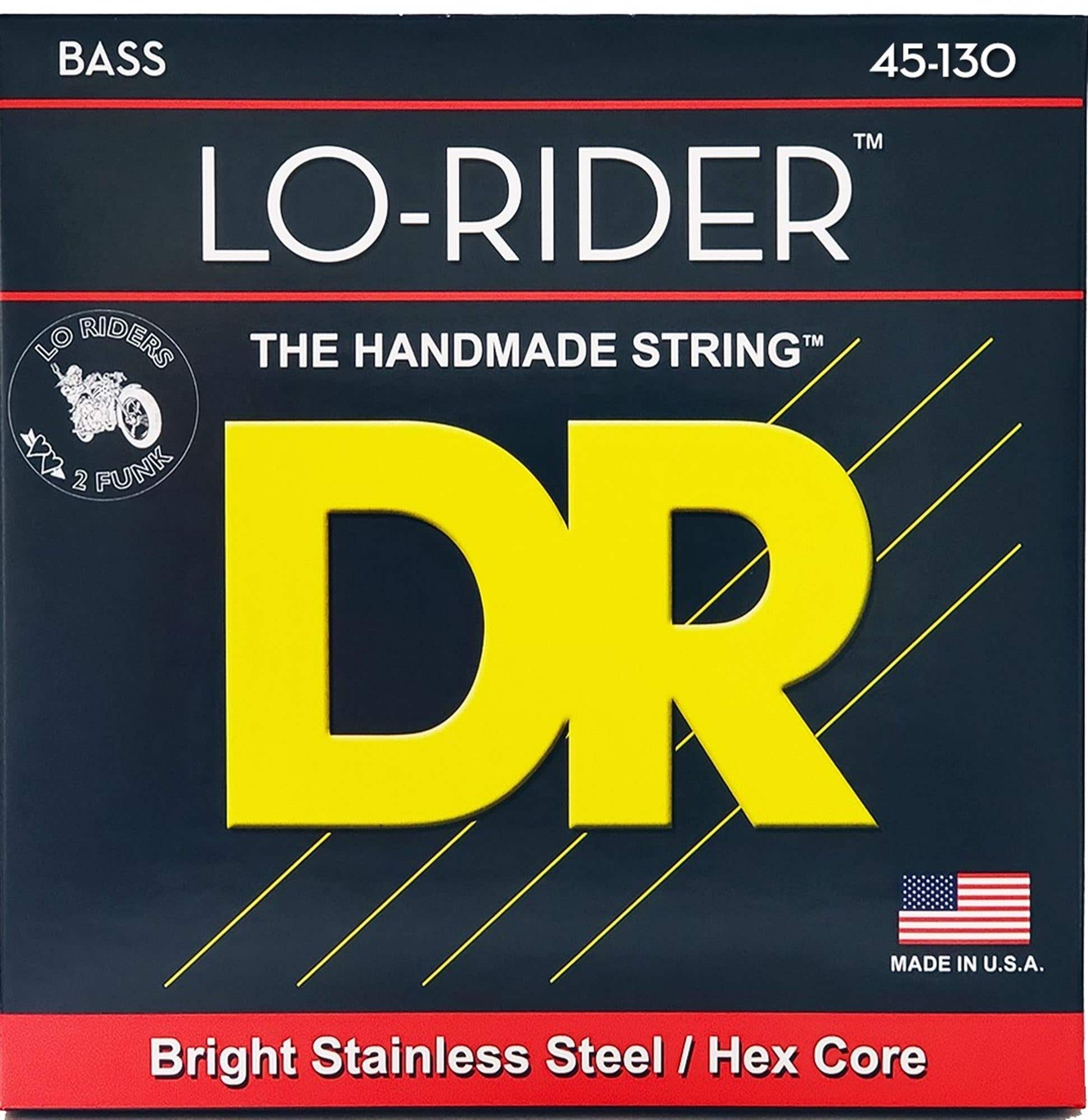 DR Strings MH5-130 LORIDER Steel Bass 5 String Set 45-130