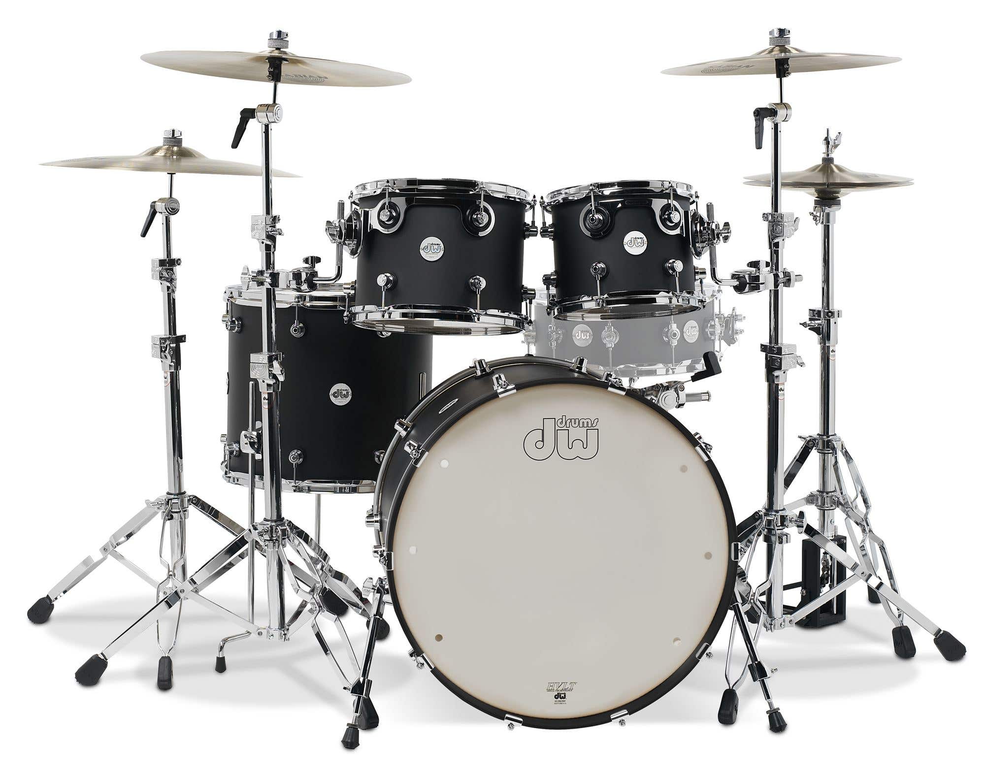 DW Design Series 4-Piece Shell Kit Black Satin