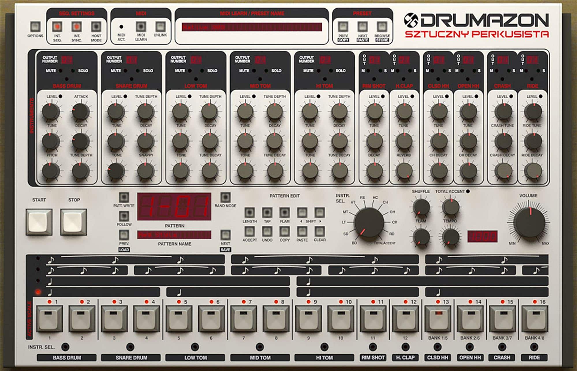 D16 Group Drumazon Drum Machine Plugin Download