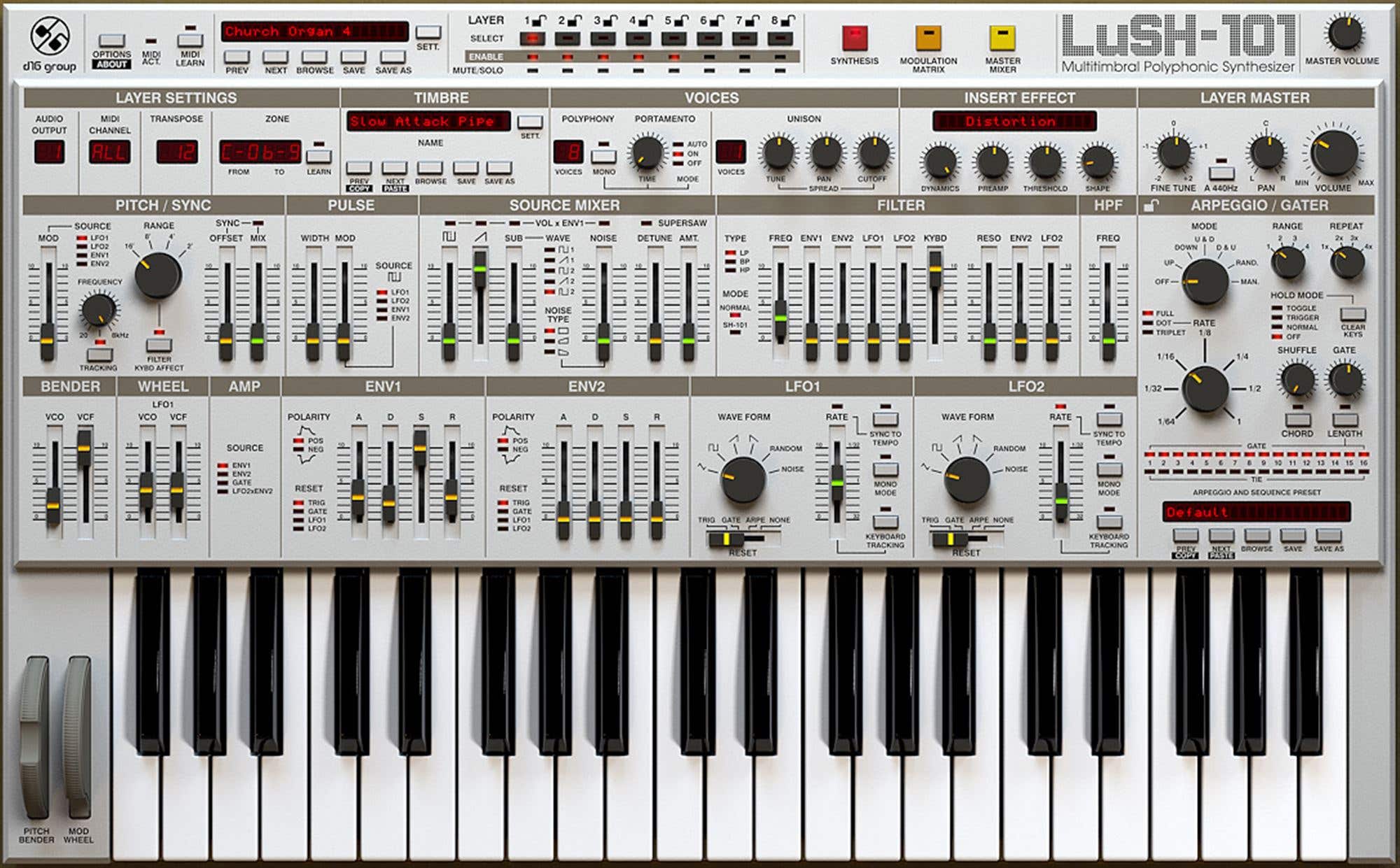D16 Group LuSH 101 Synthesizer Plugin Download