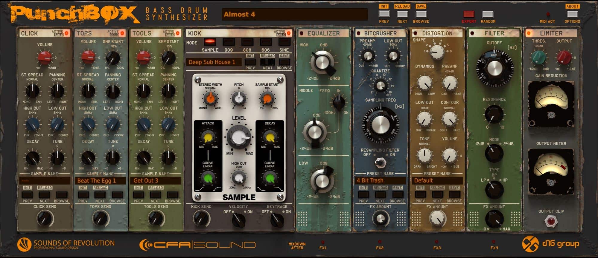 D16 Group PunchBox Bass Drum Synthesizer Plugin Download