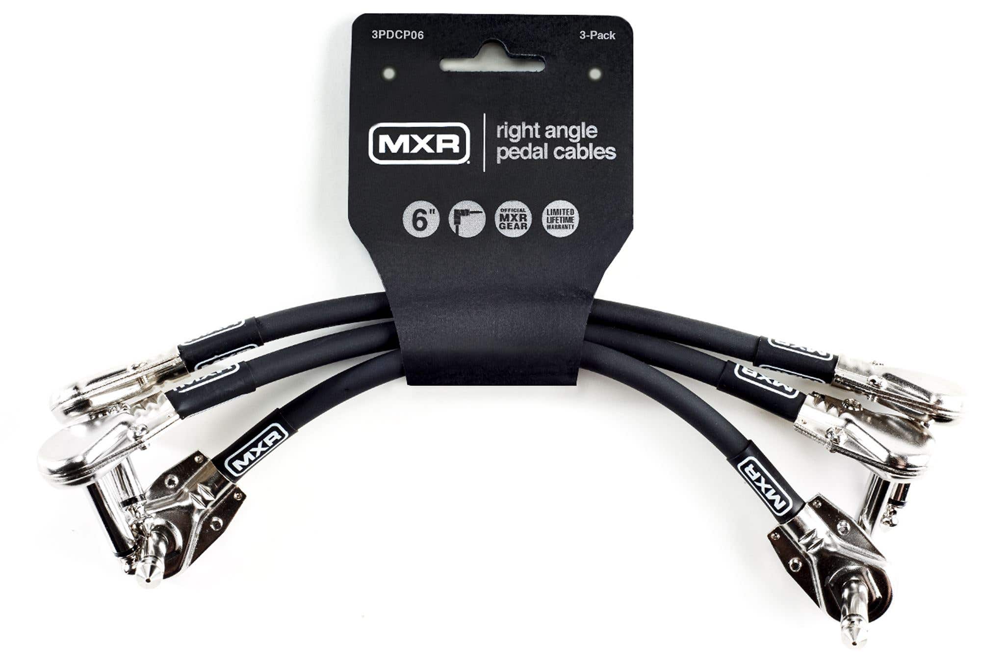MXR 3PDCP06 Instrument Patch Cables 6 inch 3 Pack