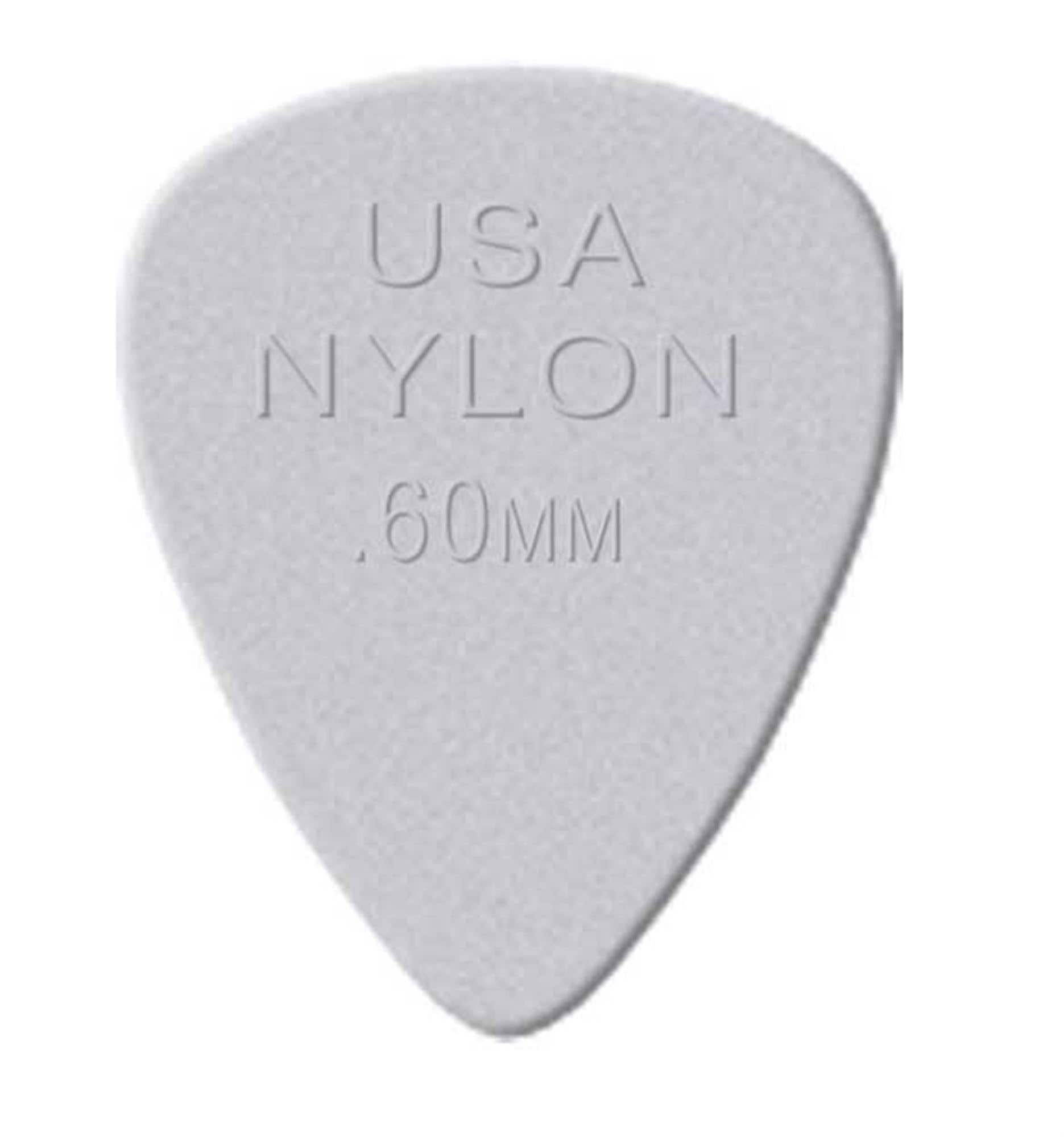 Dunlop 4420 Nylon Standard Guitar Picks .60mm 12 Pack
