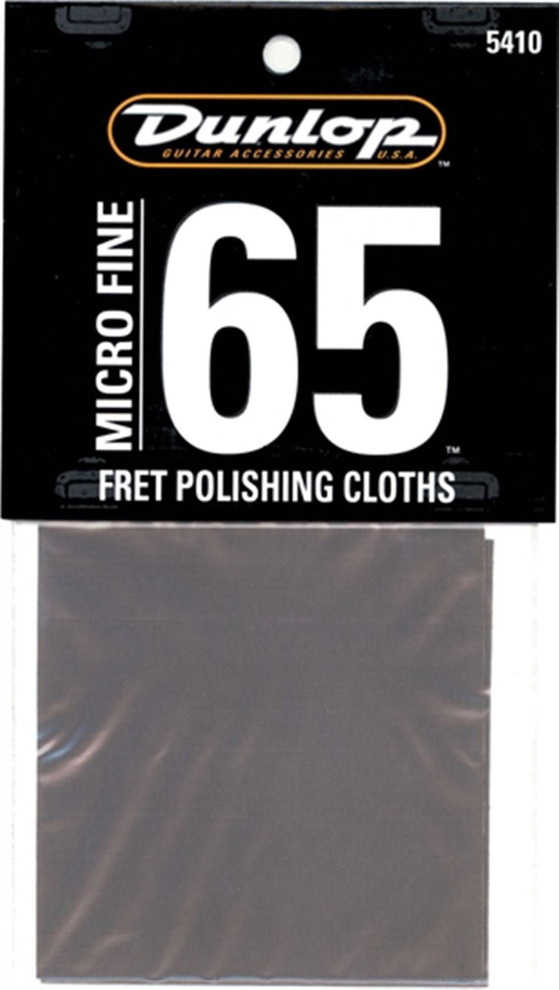 Dunlop 5410 Micro Fine 65 Fret Polishing Cloths 2 Pack