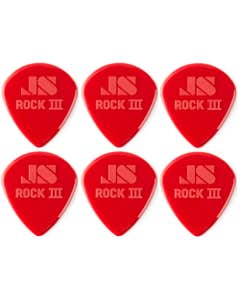 Dunlop 570P138 Rock III Custom Jazz III Pick 6 Pack