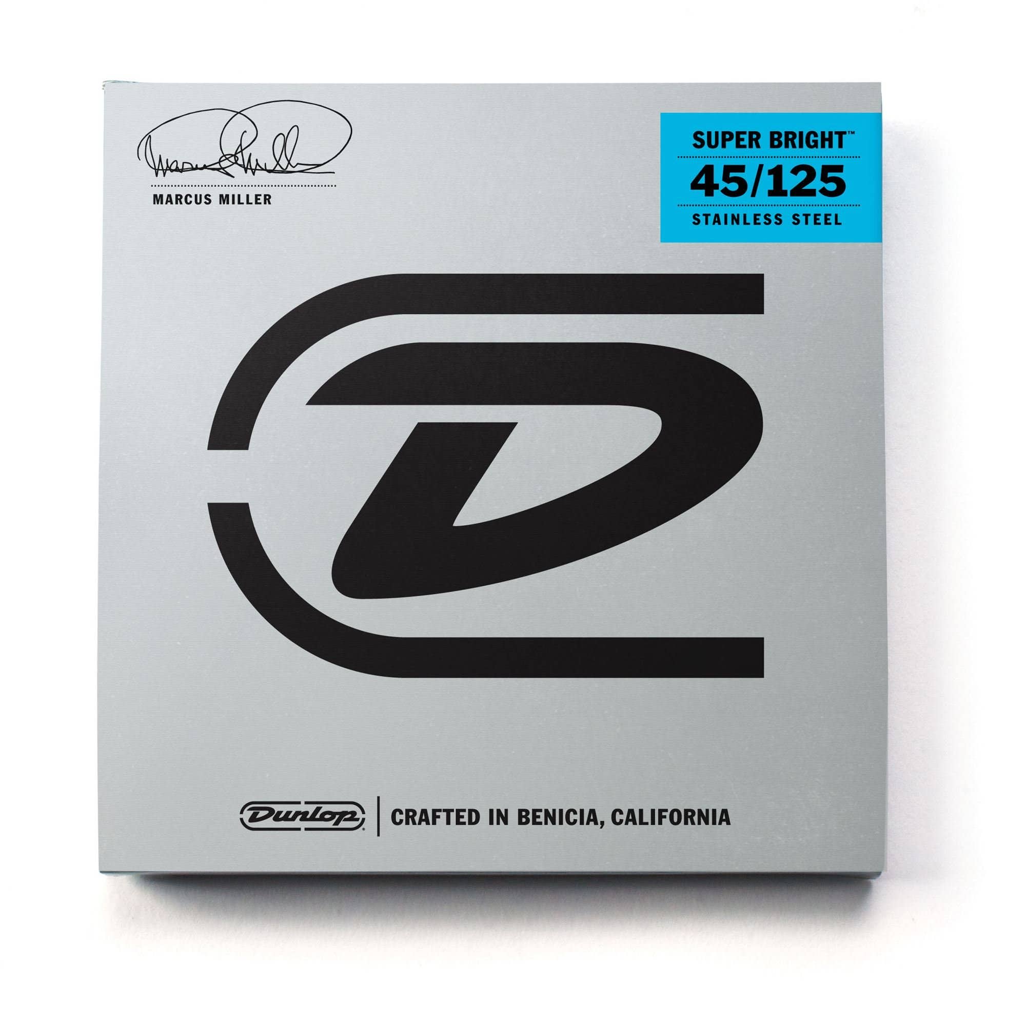 Dunlop DBMMS Marcus Miller Super Bright 5 String Bass Strings 45-125