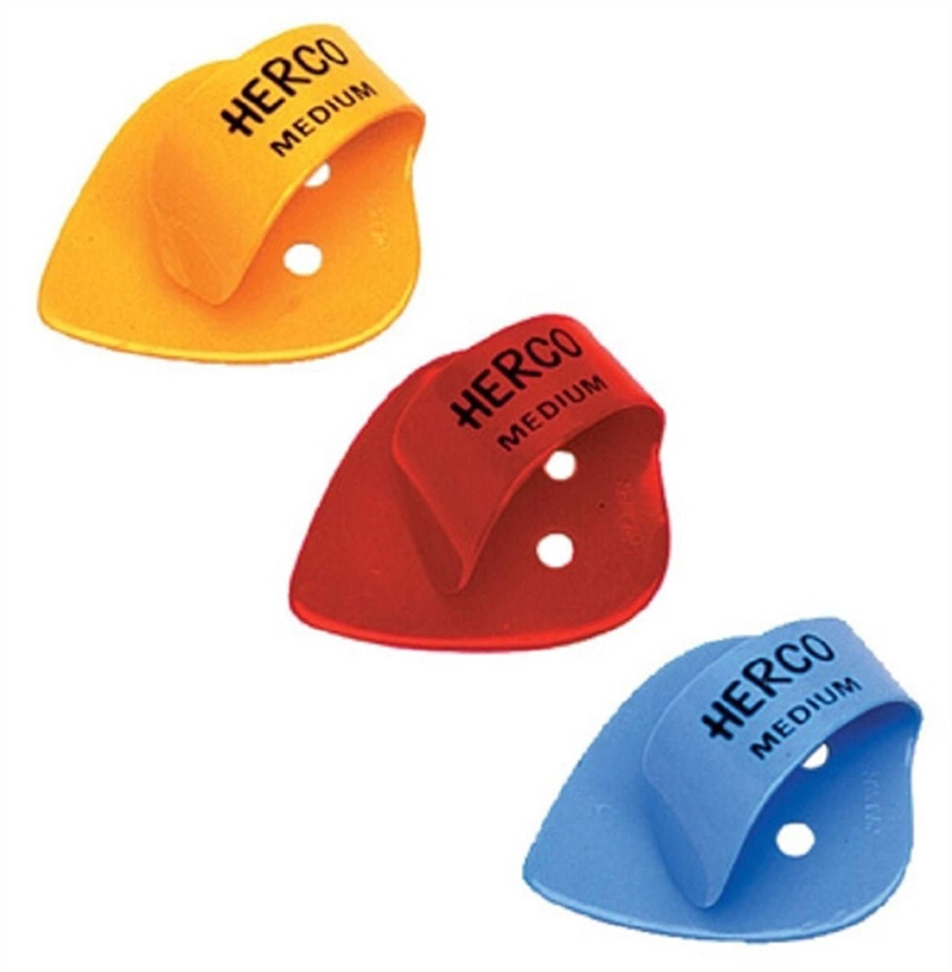 Dunlop HE112 Herco Flat Thumbpicks 3 Pack