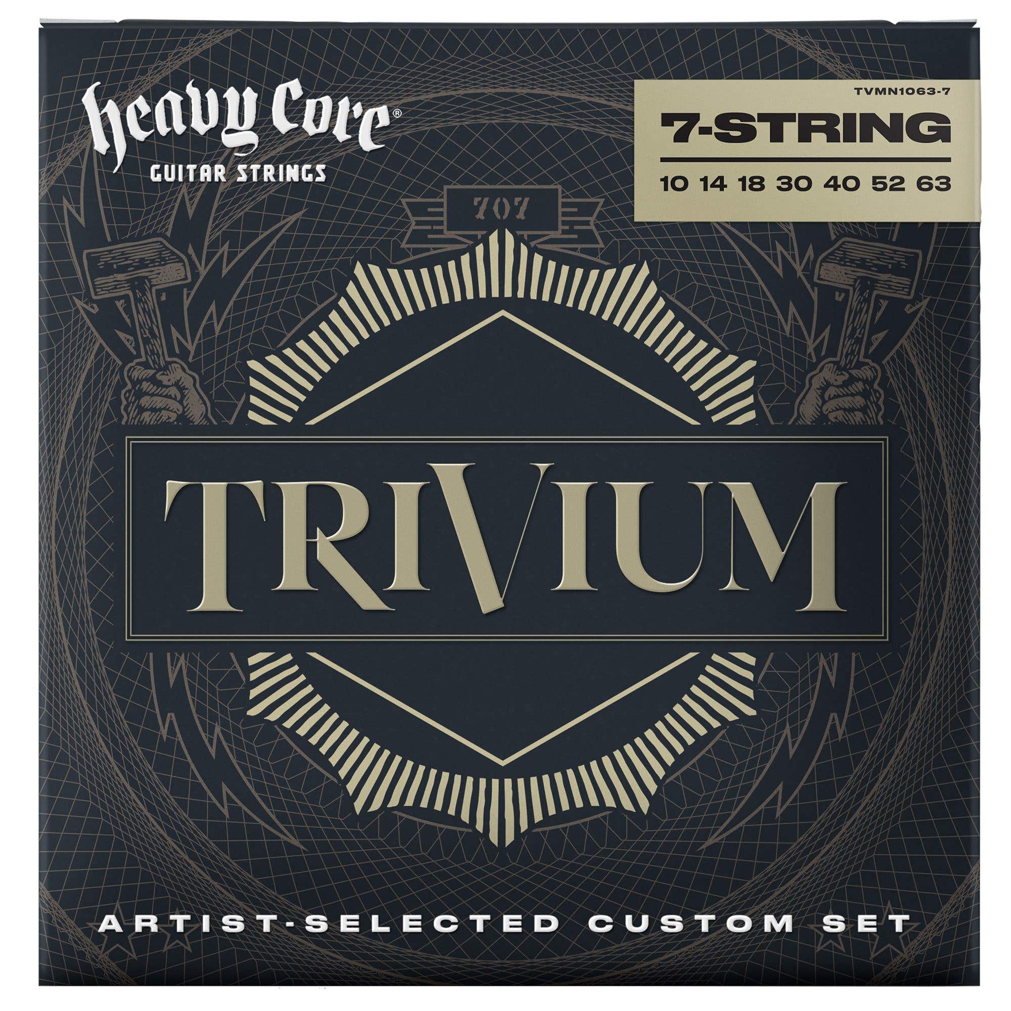 Dunlop TVMN10637 Heavy Core Trivium 7-String Set