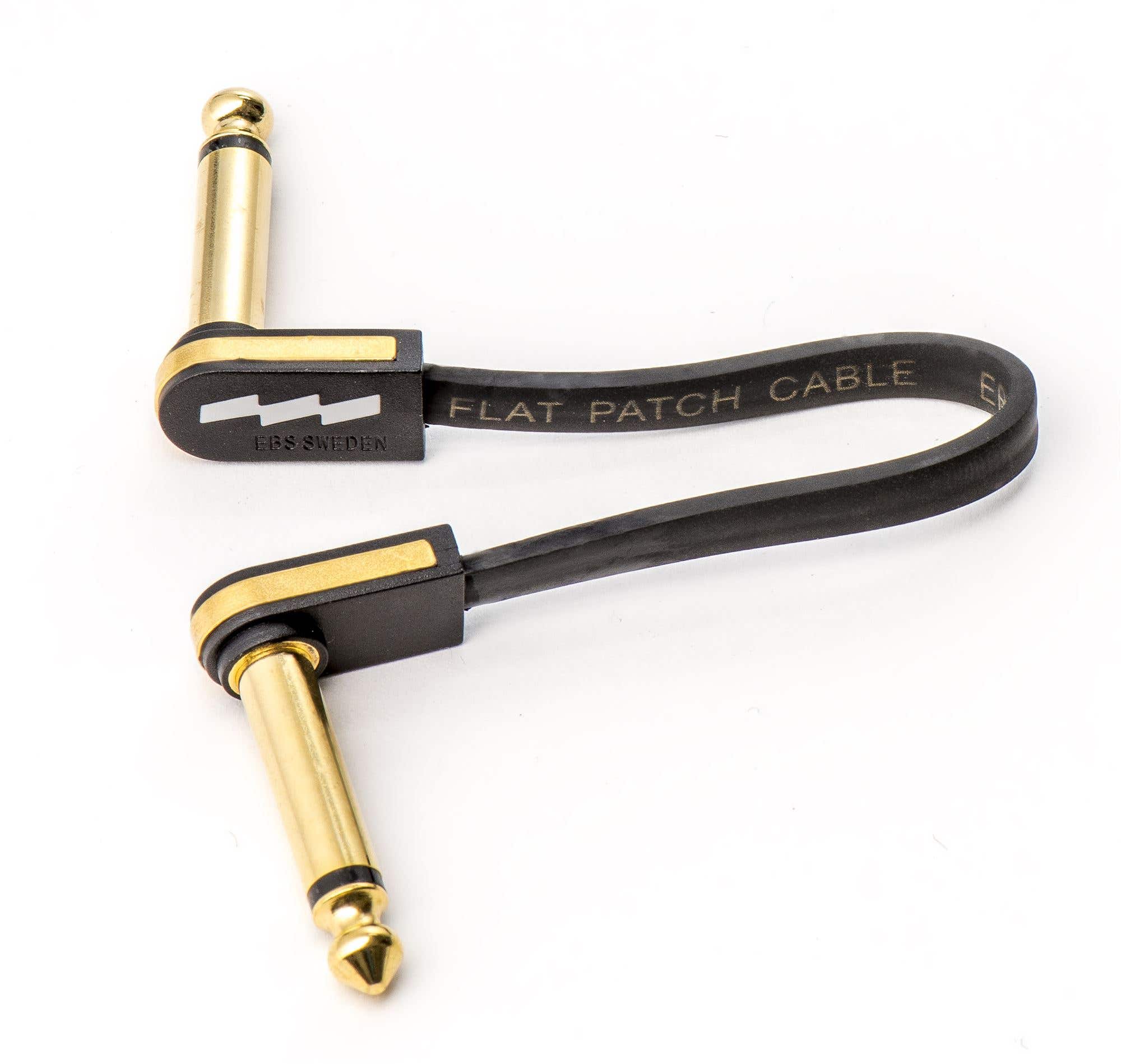EBS Premium Gold Flat Patch Cable 10CM