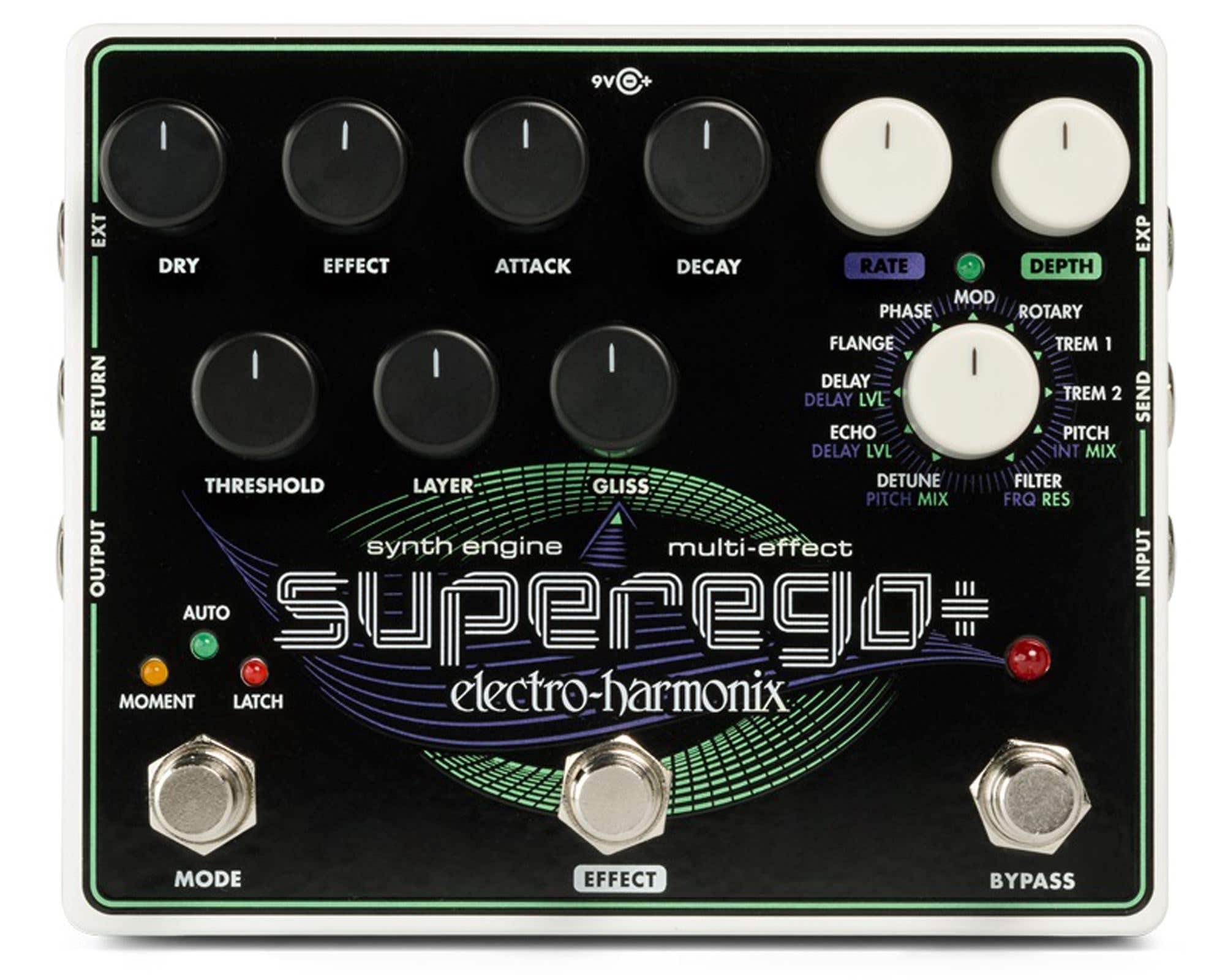 Electro Harmonix Superego Plus Synth Engine Multi Effect Pedal
