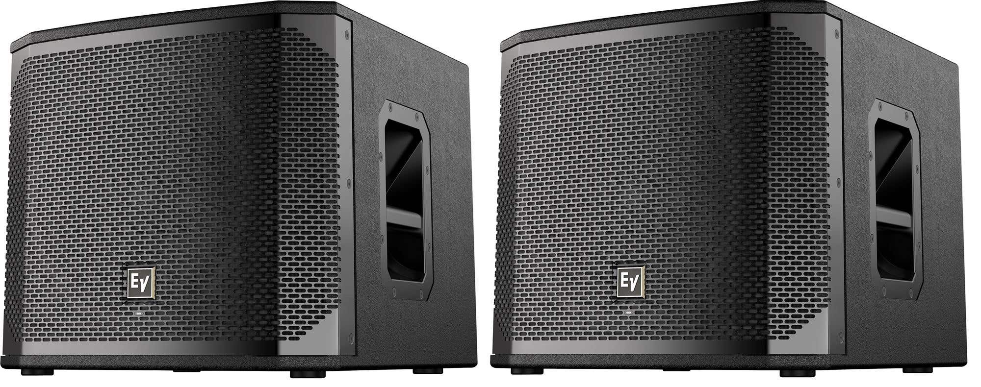 Electro Voice ELX20012SP 12" 1200 Watt Powered Subwoofers Pair