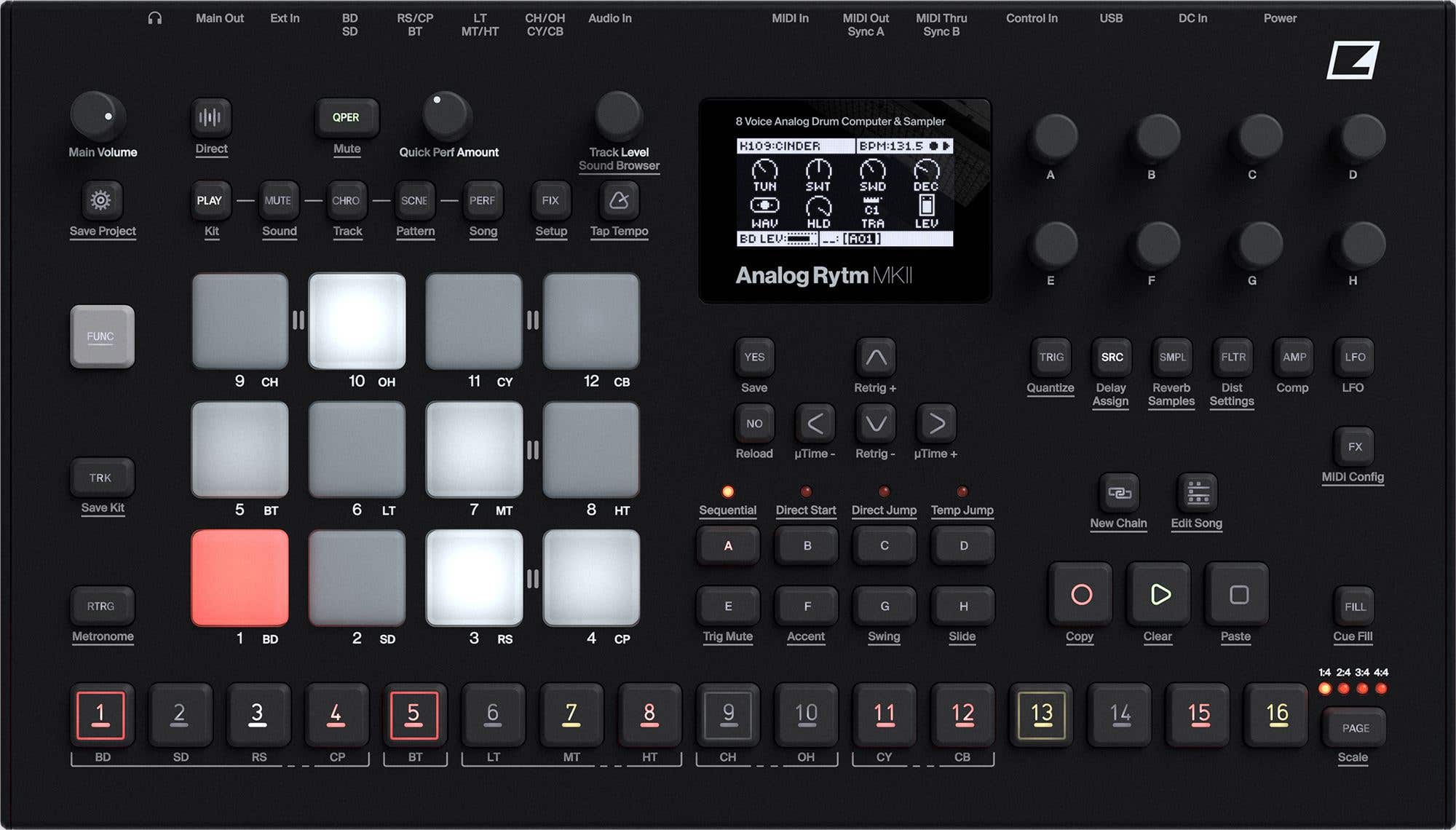 Elektron Analog Rytm MKII Drum Machine