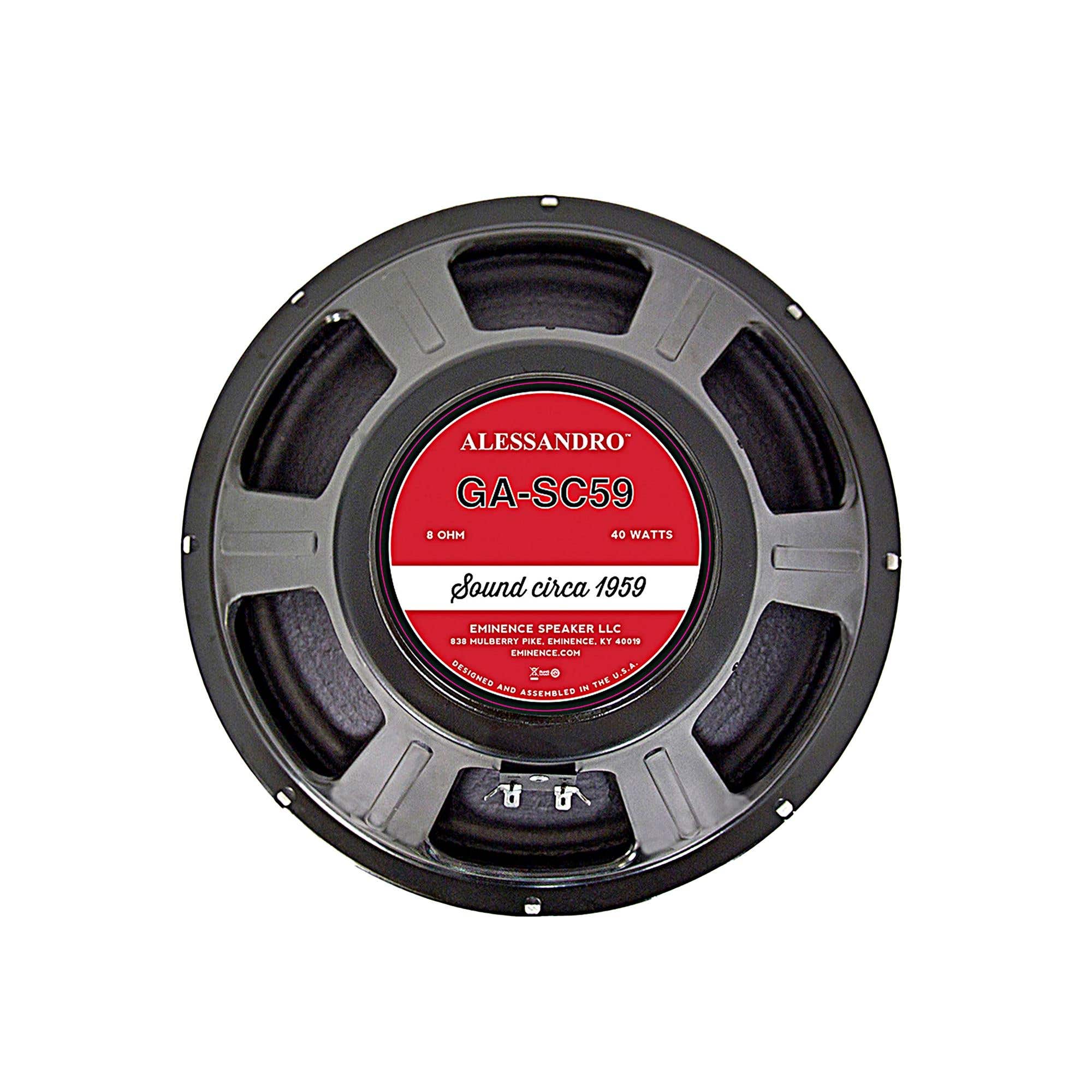 Eminence 12 inch George Alessandro  Signature Guitar Speaker 40W 8 ohm