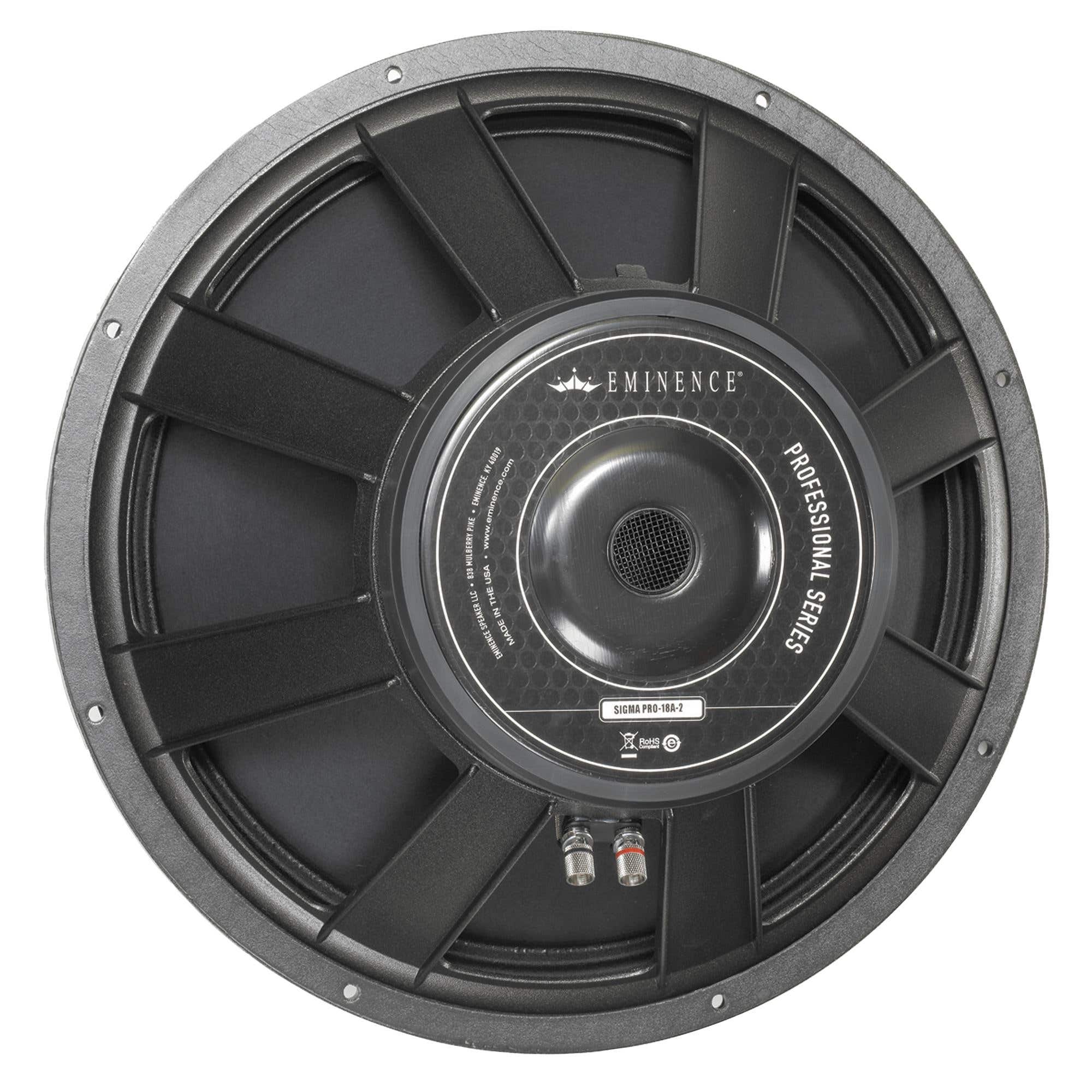 Eminence Professional SigmaPro 18A2 18 Inch Bass Speaker 650 Watts