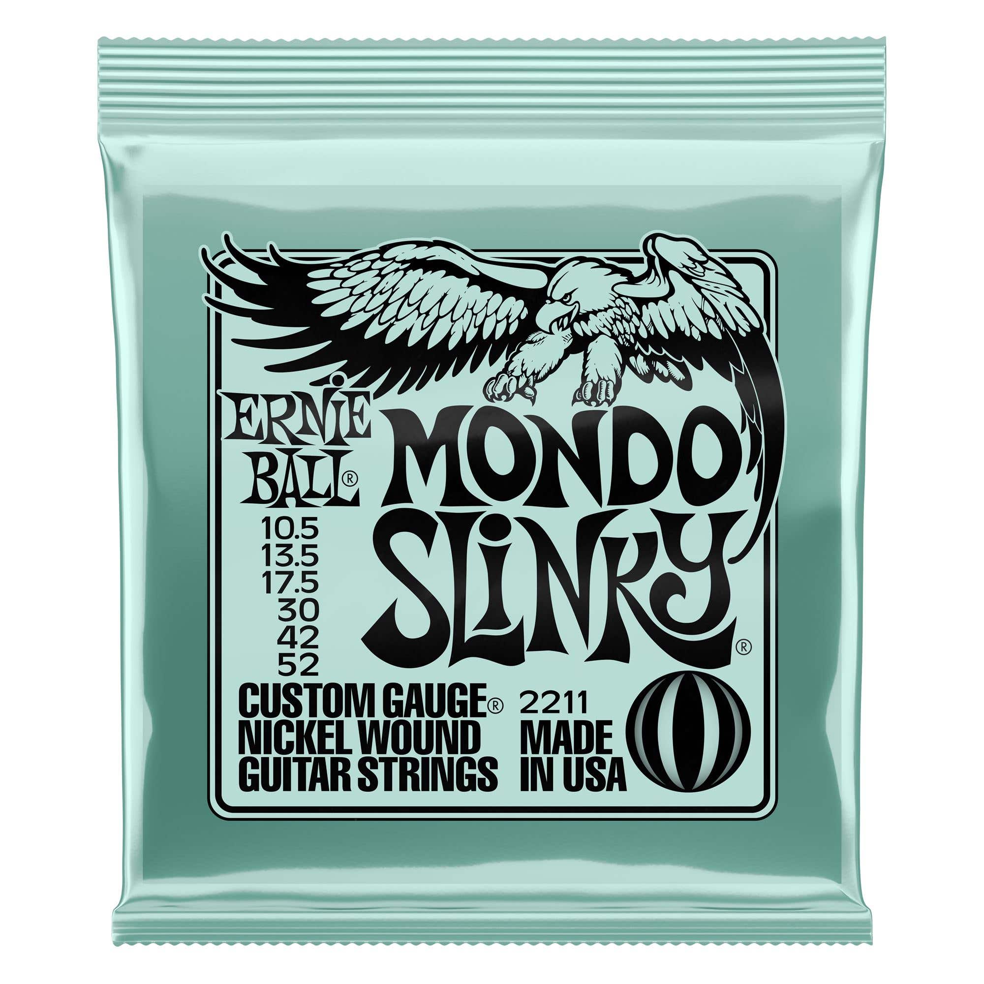 Ernie Ball P02211 Mondo Slinky Electric Guitar Strings