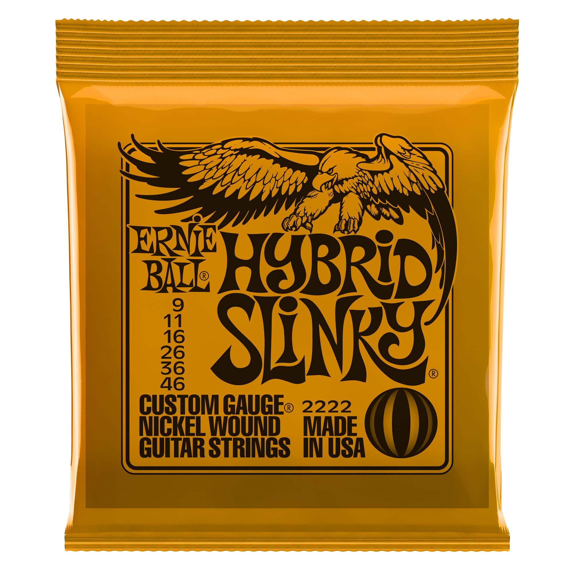 Ernie Ball 2222 Hybrid Slinky Nickel Wound Electric Guitar Strings