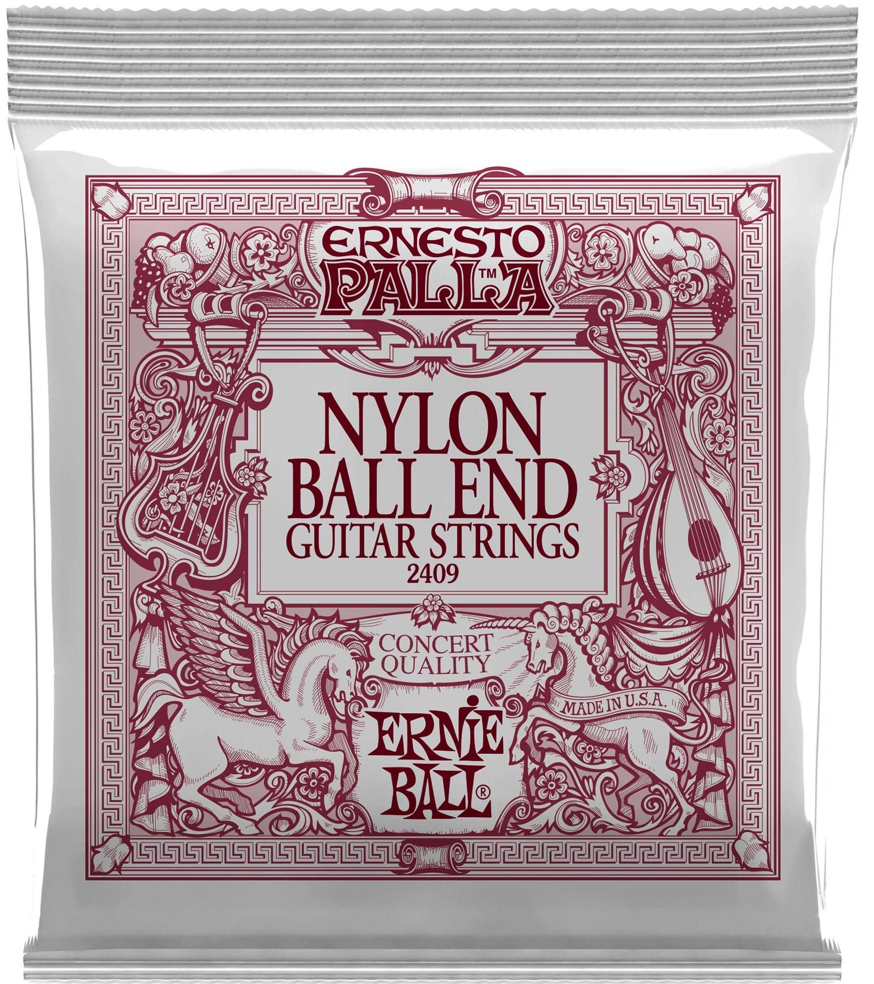 Ernie Ball P02409 Ernesto Palla Black and Gold Ball End Nylon Strings