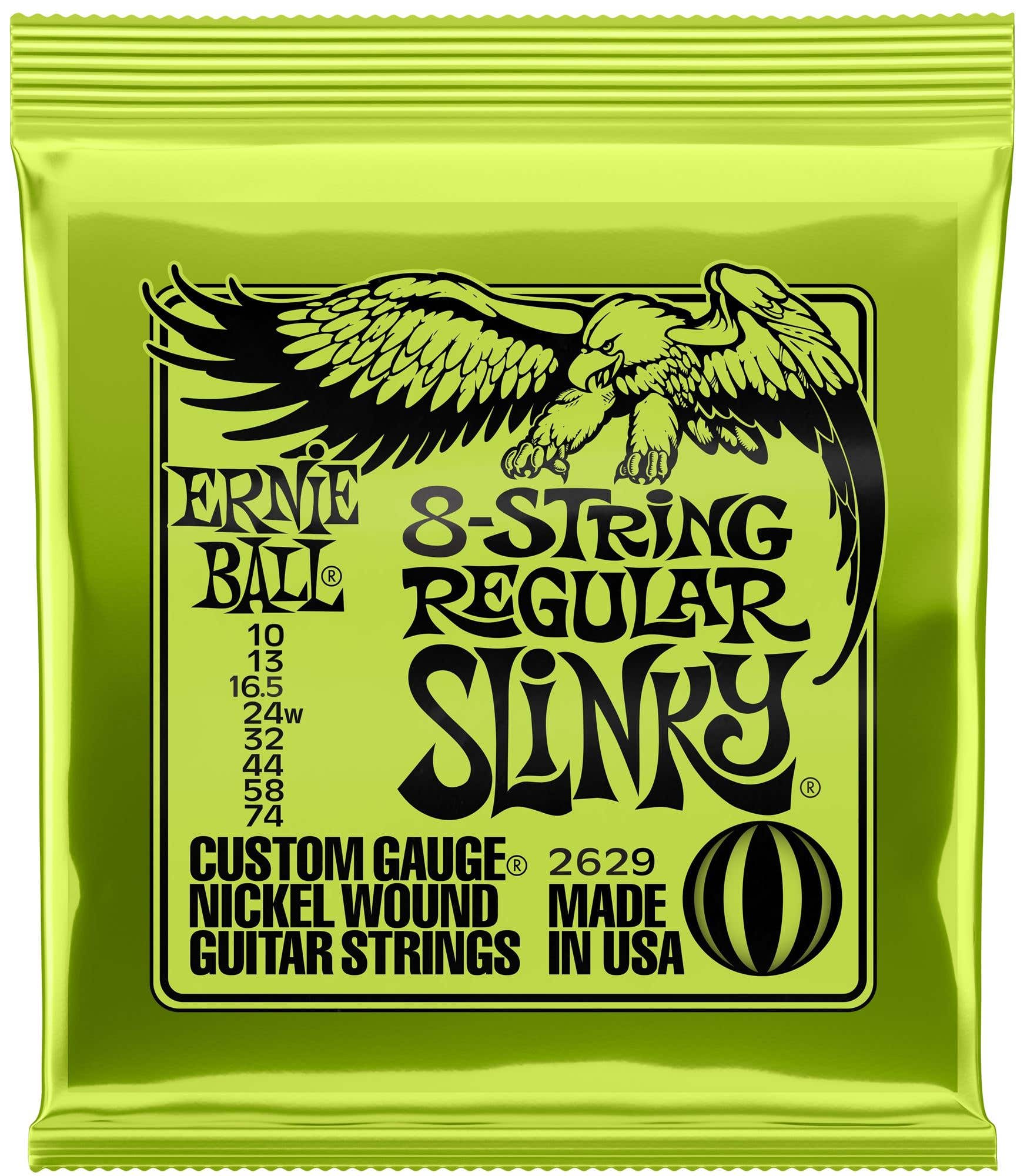 Ernie Ball P02629 Slinky 8-String Electric Guitar Strings