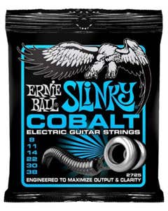 Ernie Ball 2725 Cobalt Slinky Electric Guitar Strings 8-38