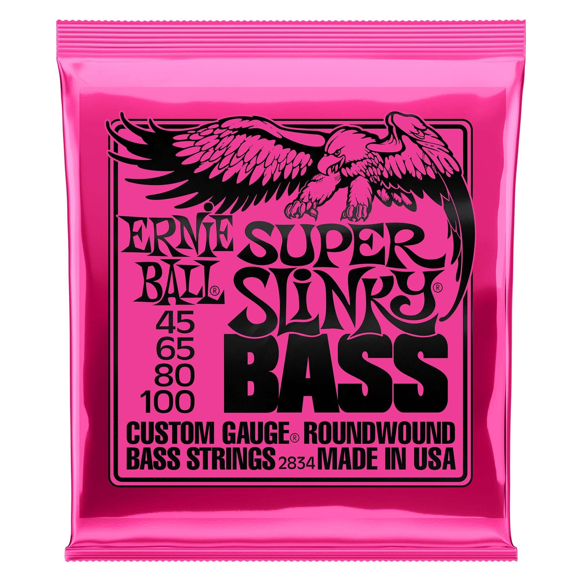 Ernie Ball P02834 Super Slinky Bass Strings