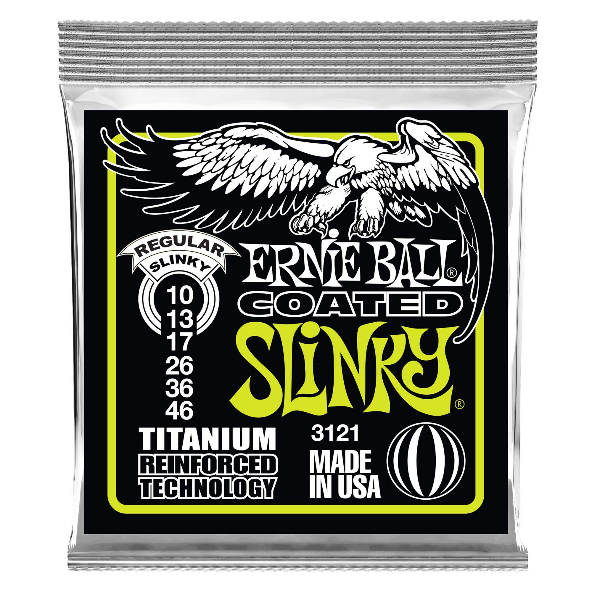 Ernie Ball Coated Titanium RPS Electric Strings