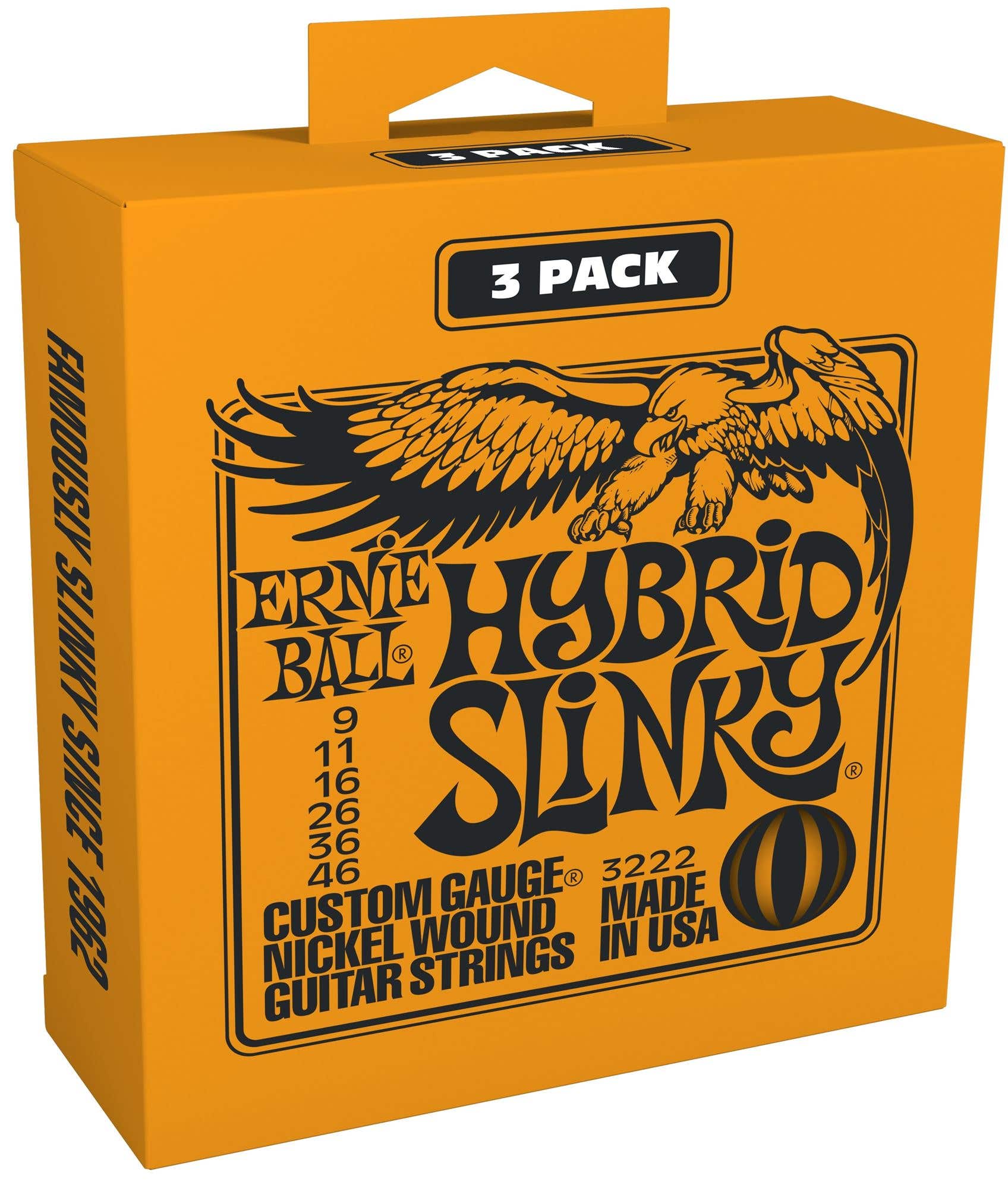 Ernie Ball 2222 Hybrid Slinky Nickel Wound Electric Guitar Strings