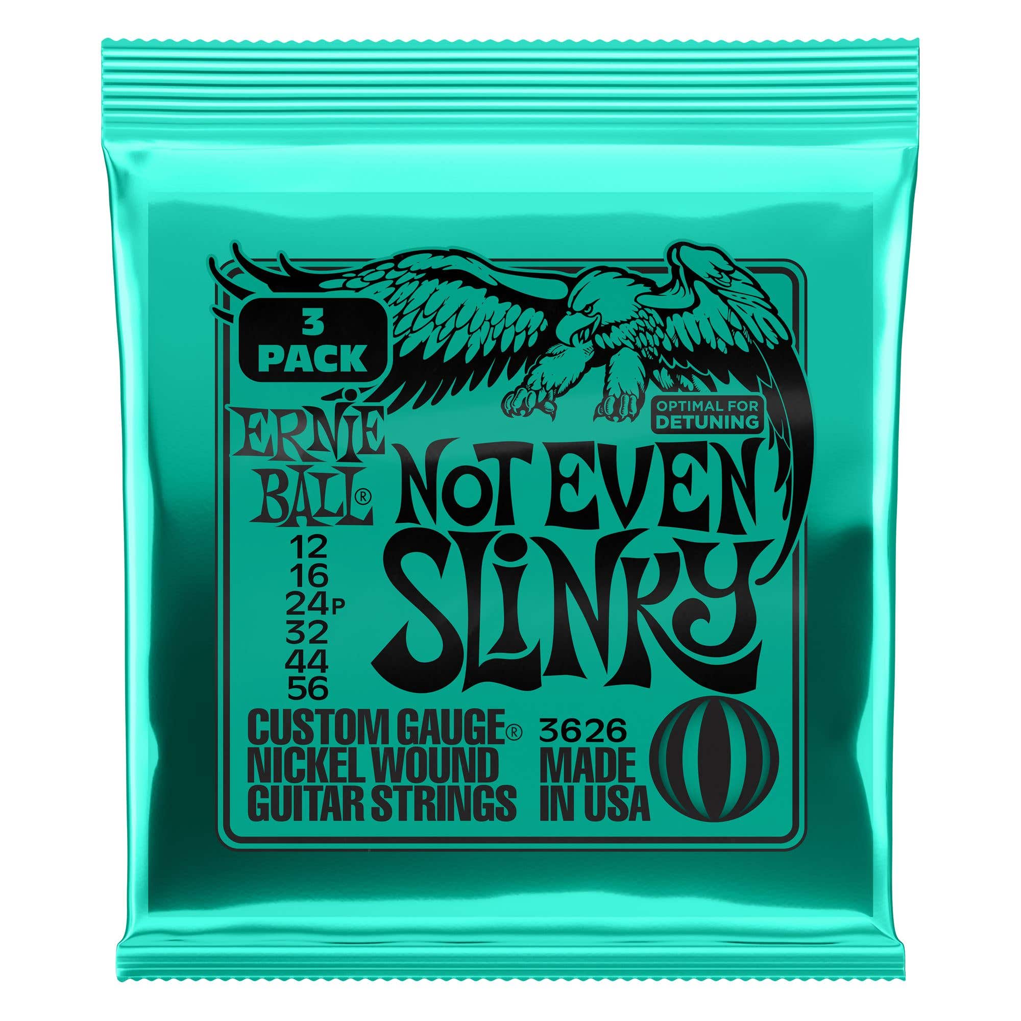 Ernie Ball 2626 Not Even Slinky Nickel Wound Guitar Strings