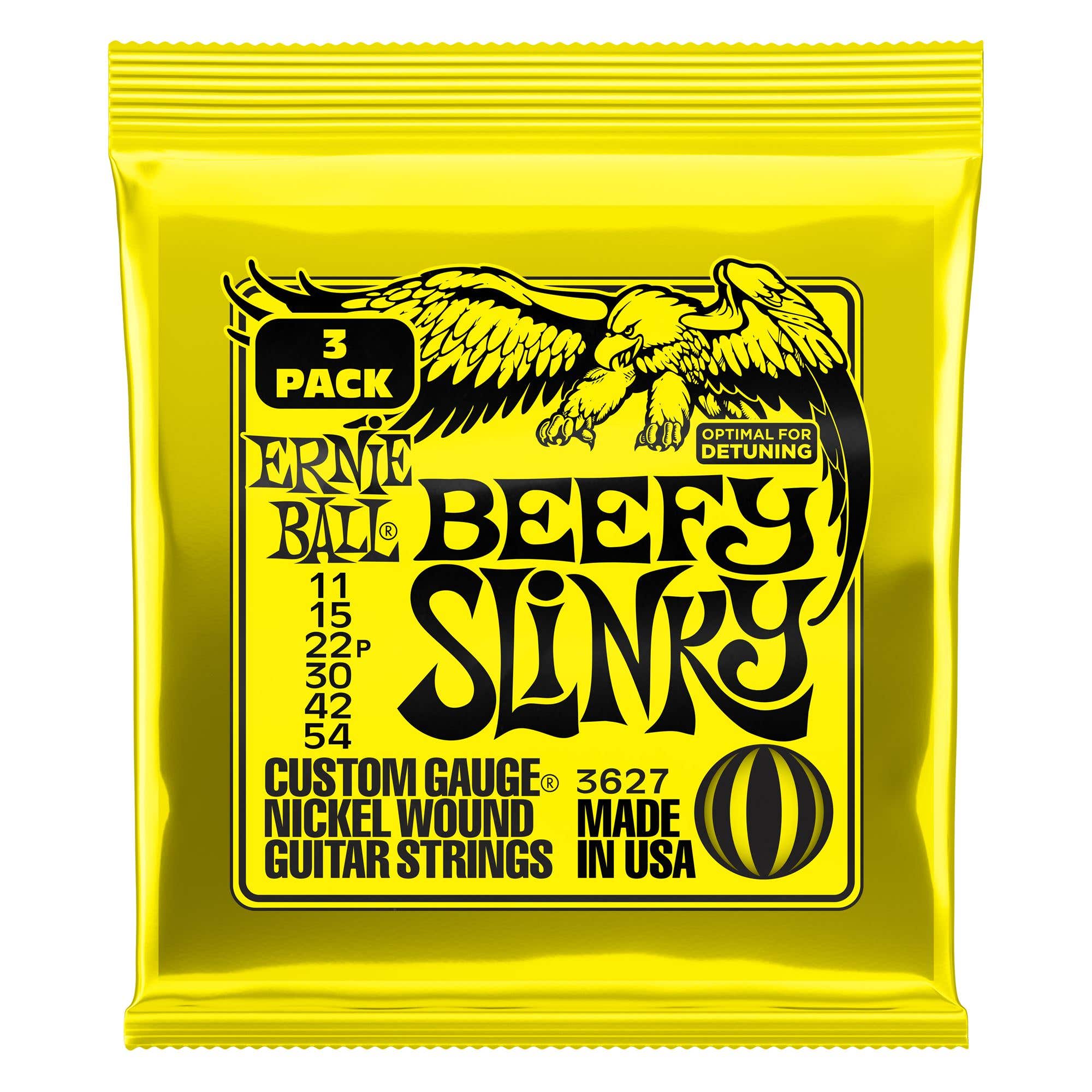 Ernie Ball 2627 Beefy Slinky Nickel Wound Electric Guitar Strings