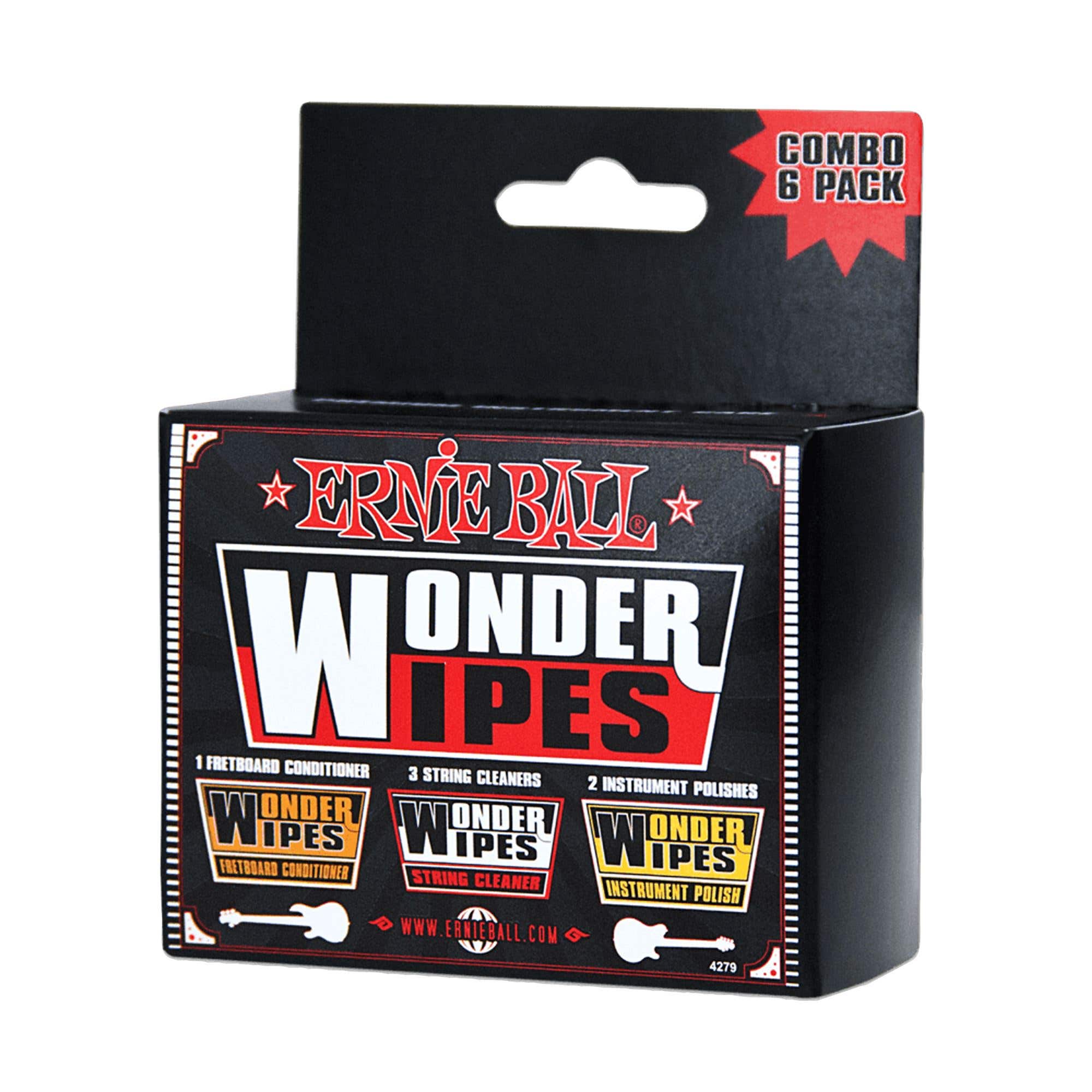 Ernie Ball P04279 Wonder Wipes Multi-Pack