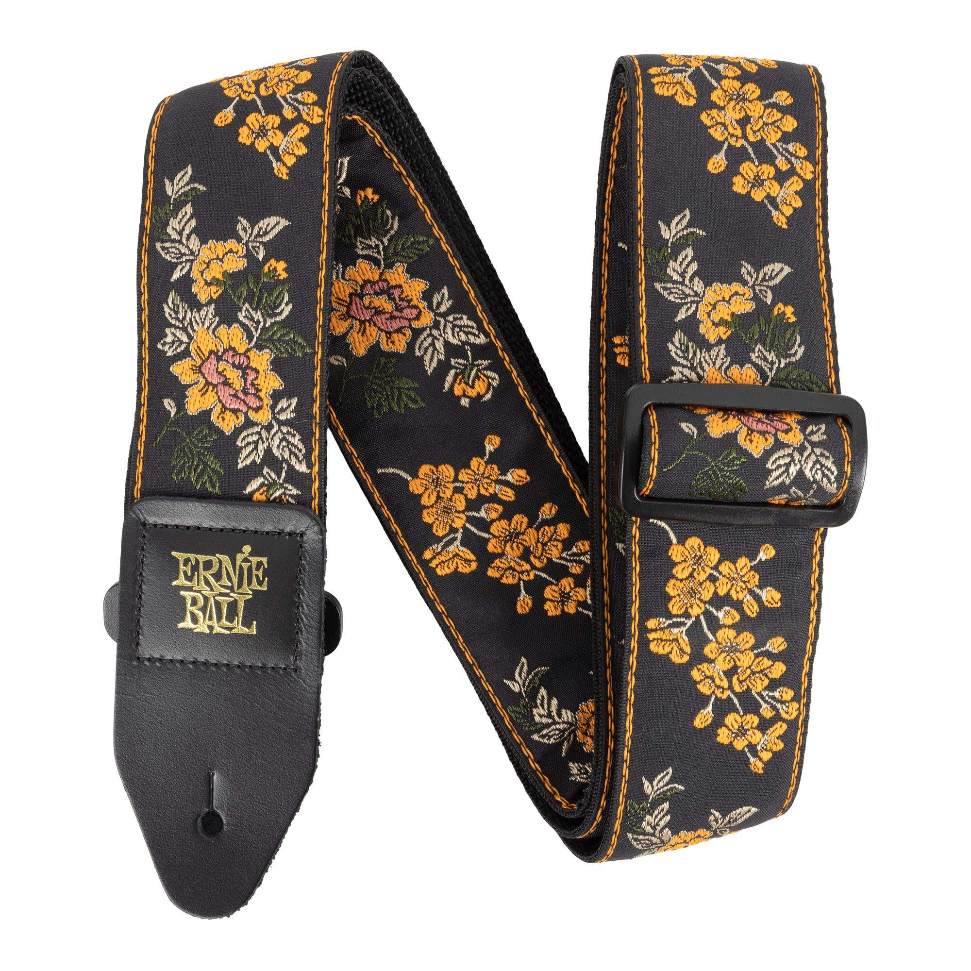 Ernie Ball P05363 Jacquard Guitar Strap Tangerine Blossom