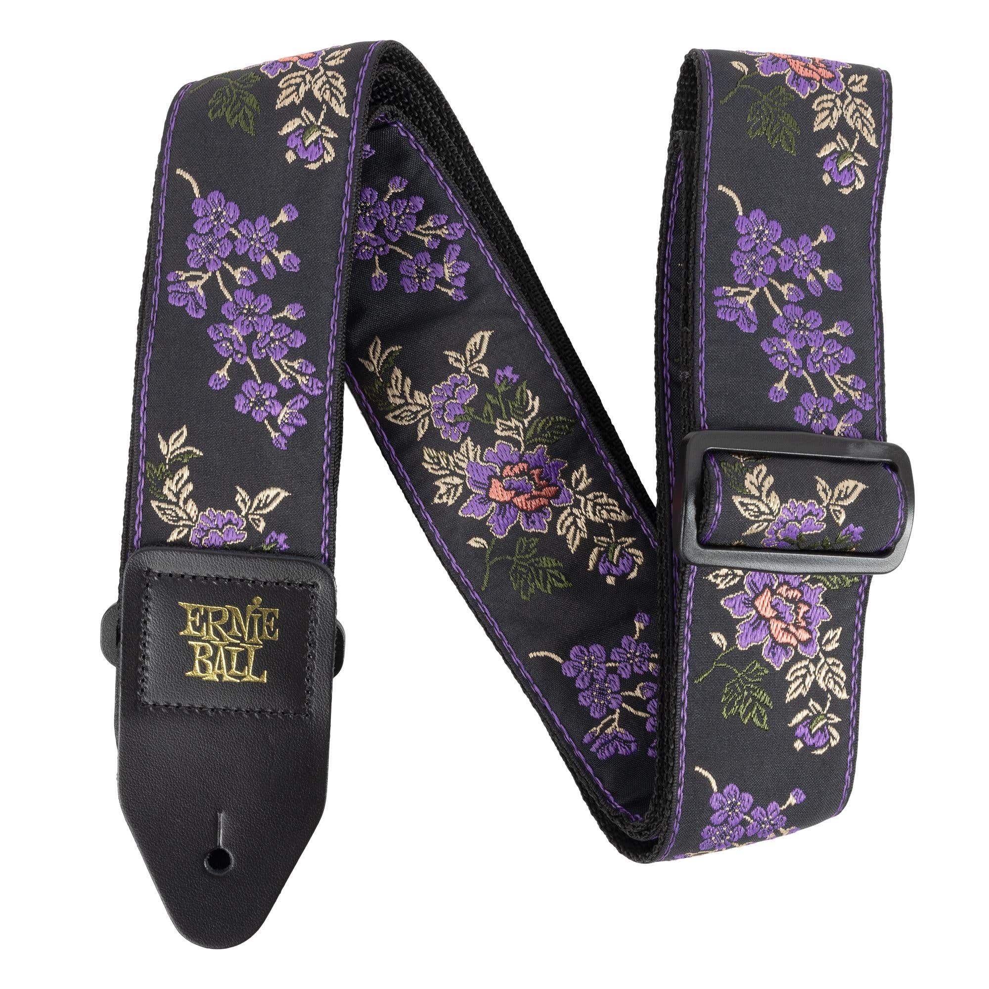 Ernie Ball P05364 Jacquard Guitar Strap Lavender Blossom