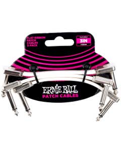 Ernie Ball PO6384 Flat Ribbon Patch Cable 3-Pack