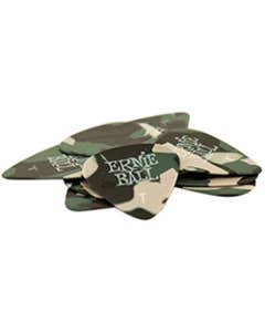 Ernie Ball Camouflage Guitar Picks 12 Pack