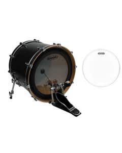 Evans EMAD 2 Clear 22" Bass and Genera G1 Coated 14" Drum Head Pak