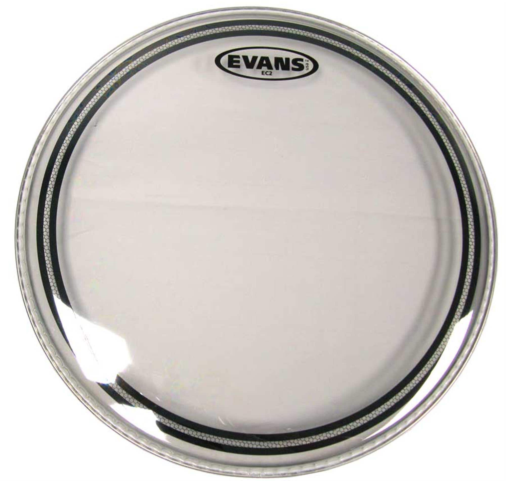 Evans EC2S Edge Control with SST Clear Drum Head 13 Inch