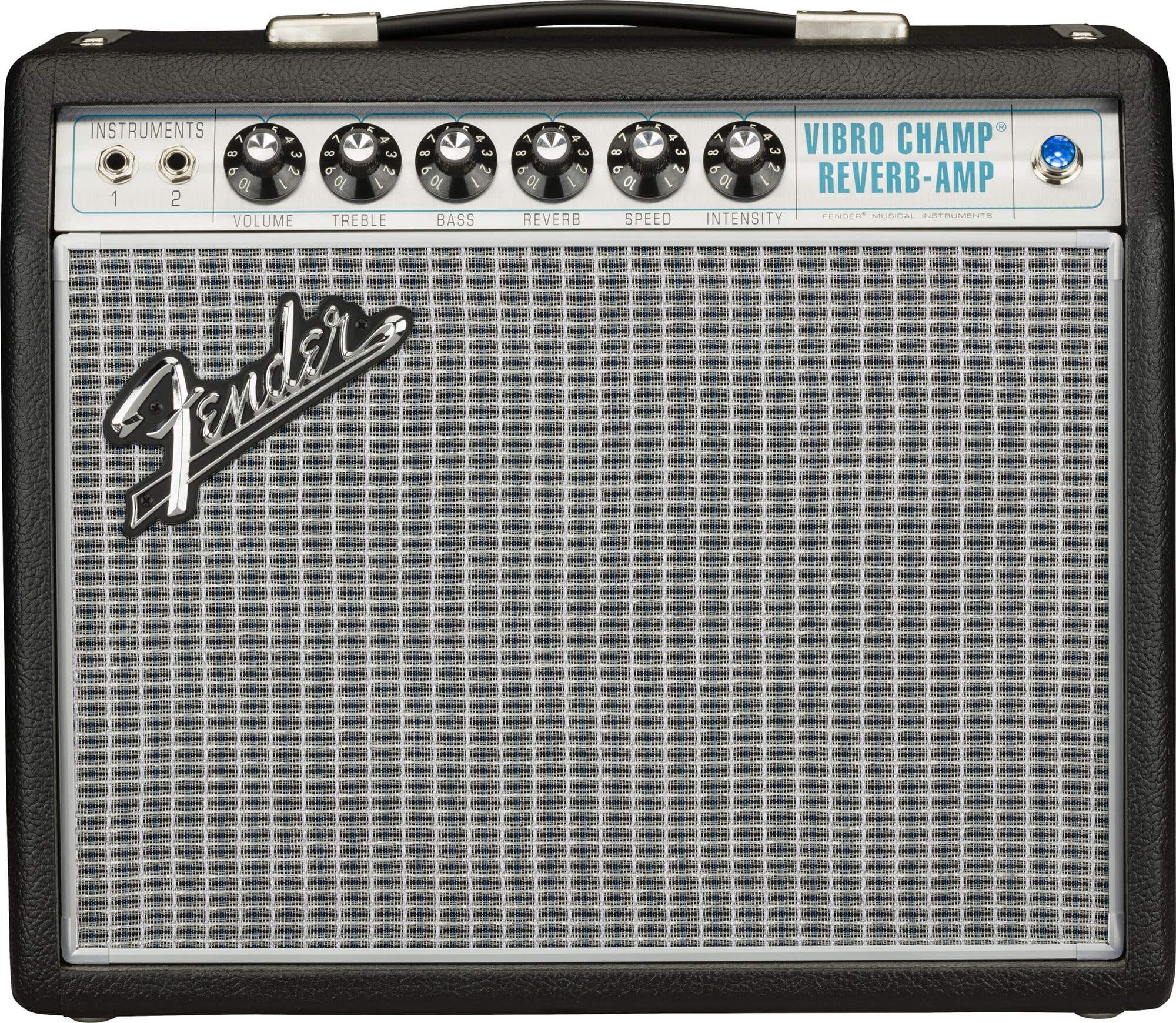 Fender 68 Custom Vibro Champ Reverb Tube Amp 1x10" 5 Watts