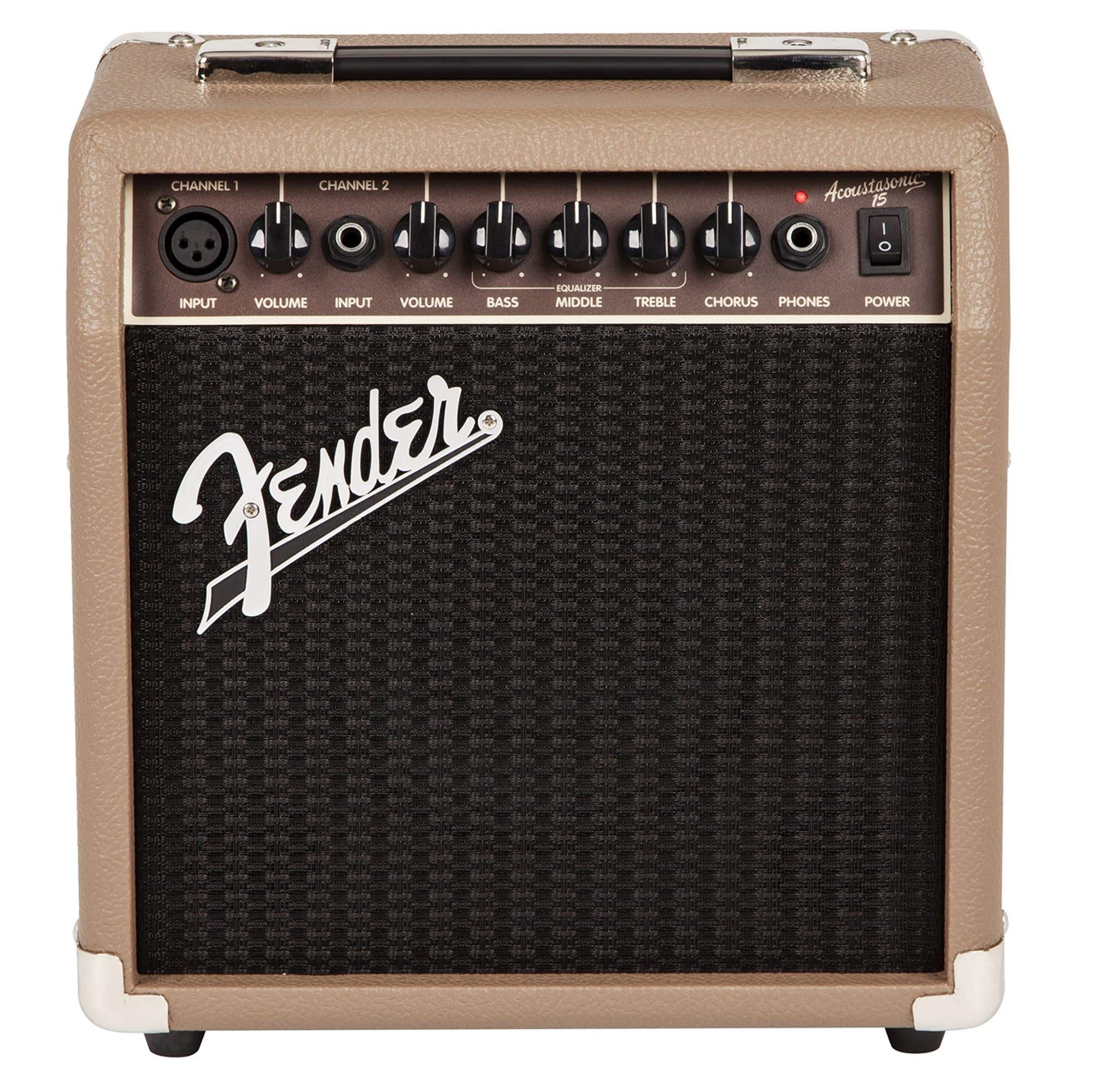 Fender Acoustasonic 15 15 Watt Acoustic Guitar Combo Amplifier