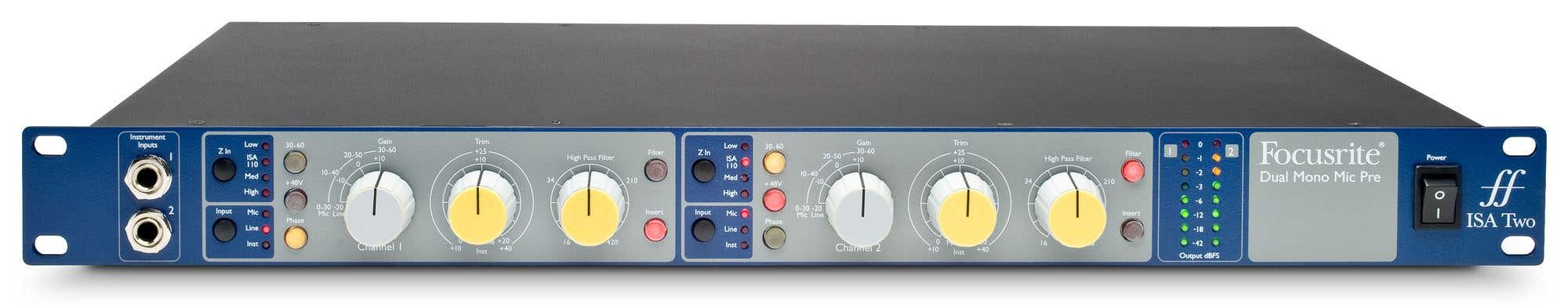 Focusrite ISA Two Dual Channel Microphone Preamp