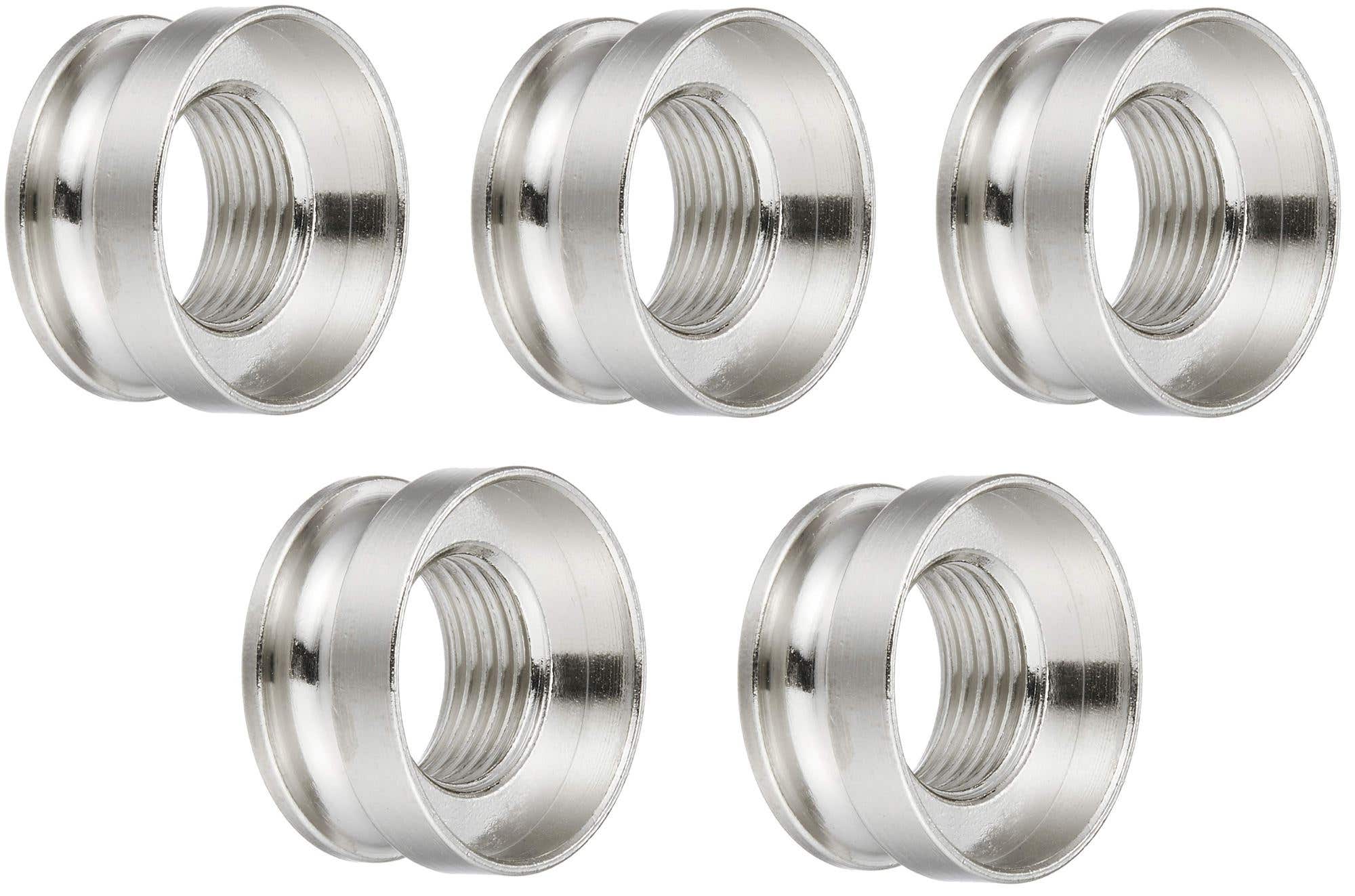 Fishman Endpin Strap Nut Chrome 5-Pack
