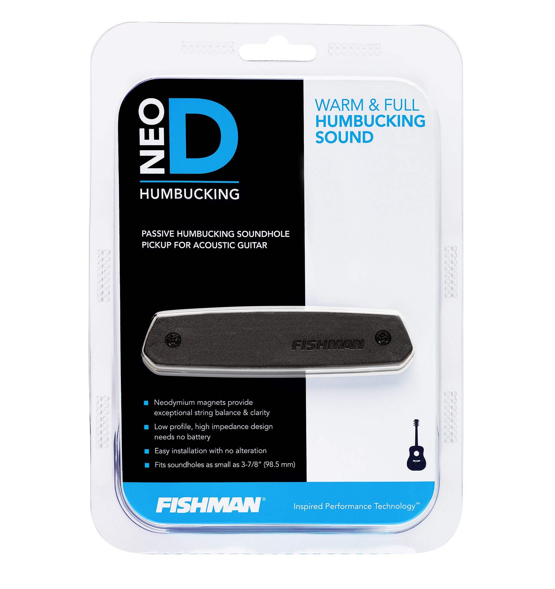 Fishman Neo D Humbucking Acoustic Soundhole Pickup