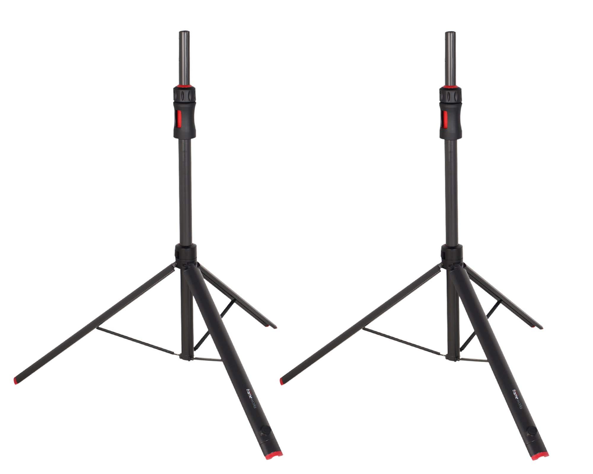 Gator Frameworks GFW-ID-SPKRSET Pair of ID Speaker Stands with Bag