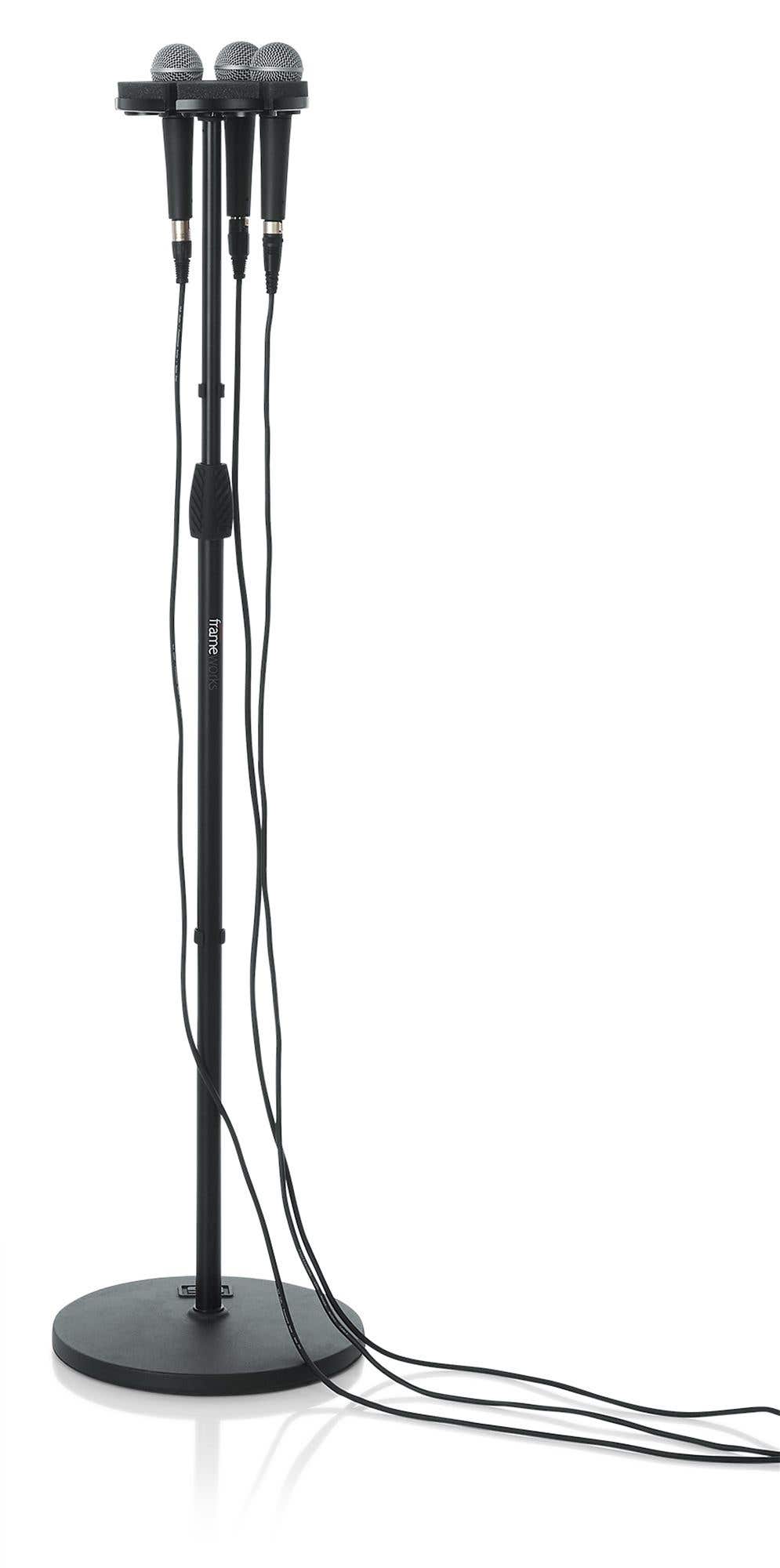 Gator GFW-MIC-6TRAY Multi Microphone Tray for 6 Mics