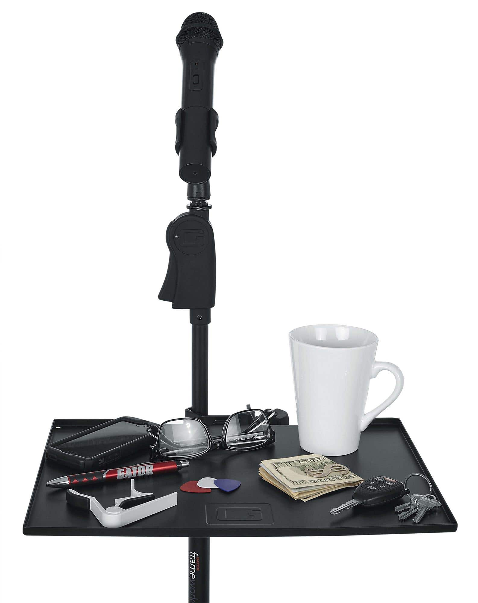 Gator GFW-SHELF1511 Frameworks Microphone Accessory Shelf 11 x 15"